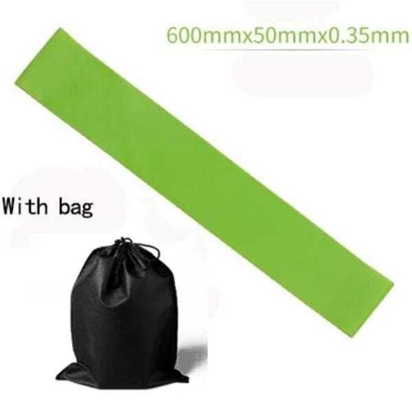 Set of high-quality multi-color resistance bands with different resistance levels