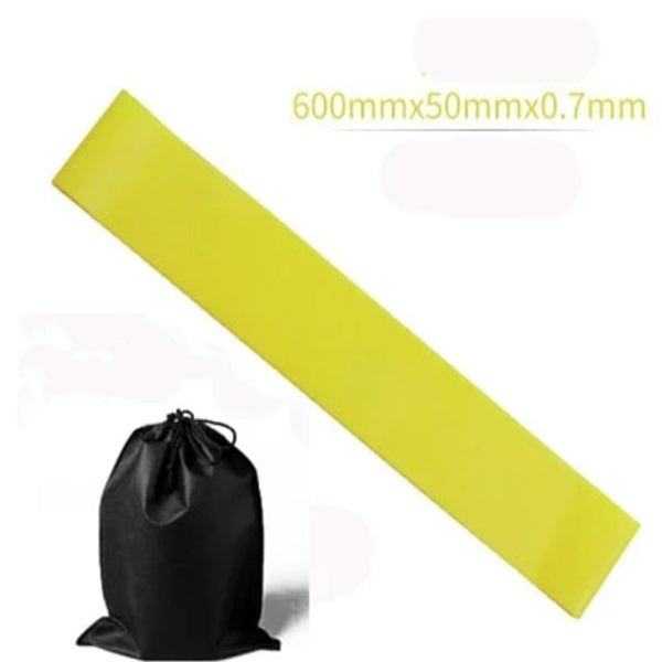 set of high-quality color-coded resistance bands with carrying bag