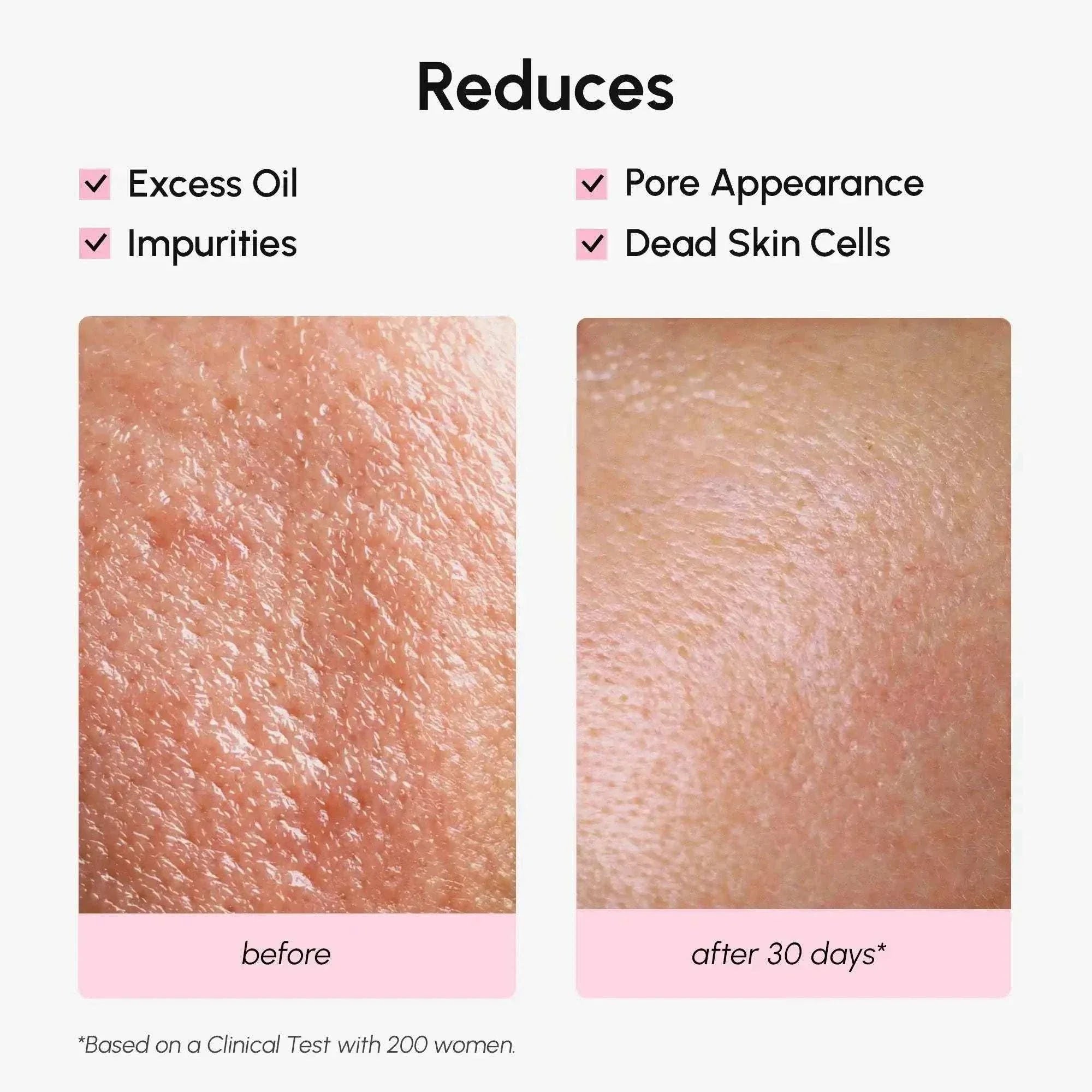 Hydrating pore refining toner bottle with clear liquid