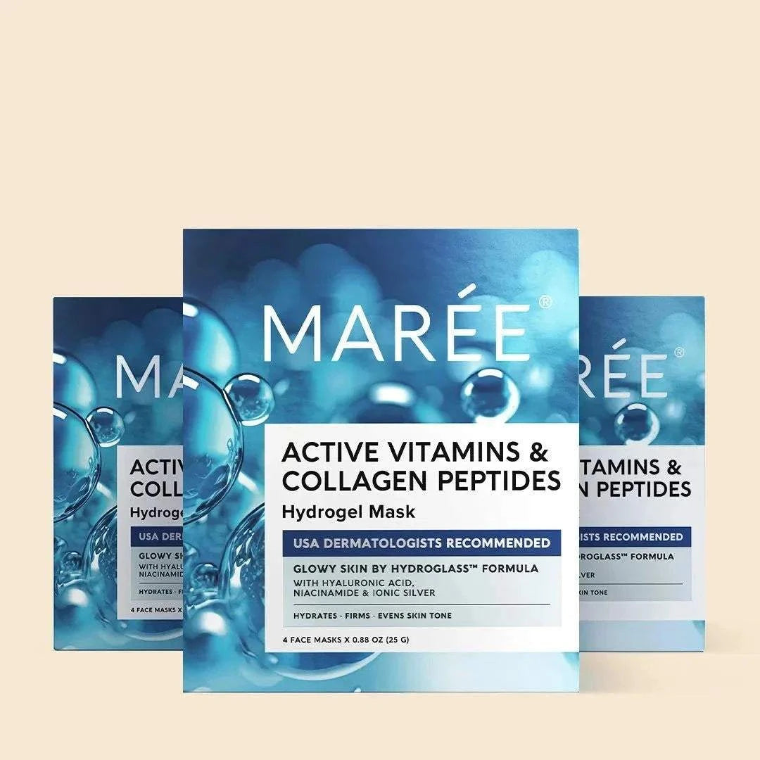 Hydrogel collagen face mask for deep moisturization and skin hydration