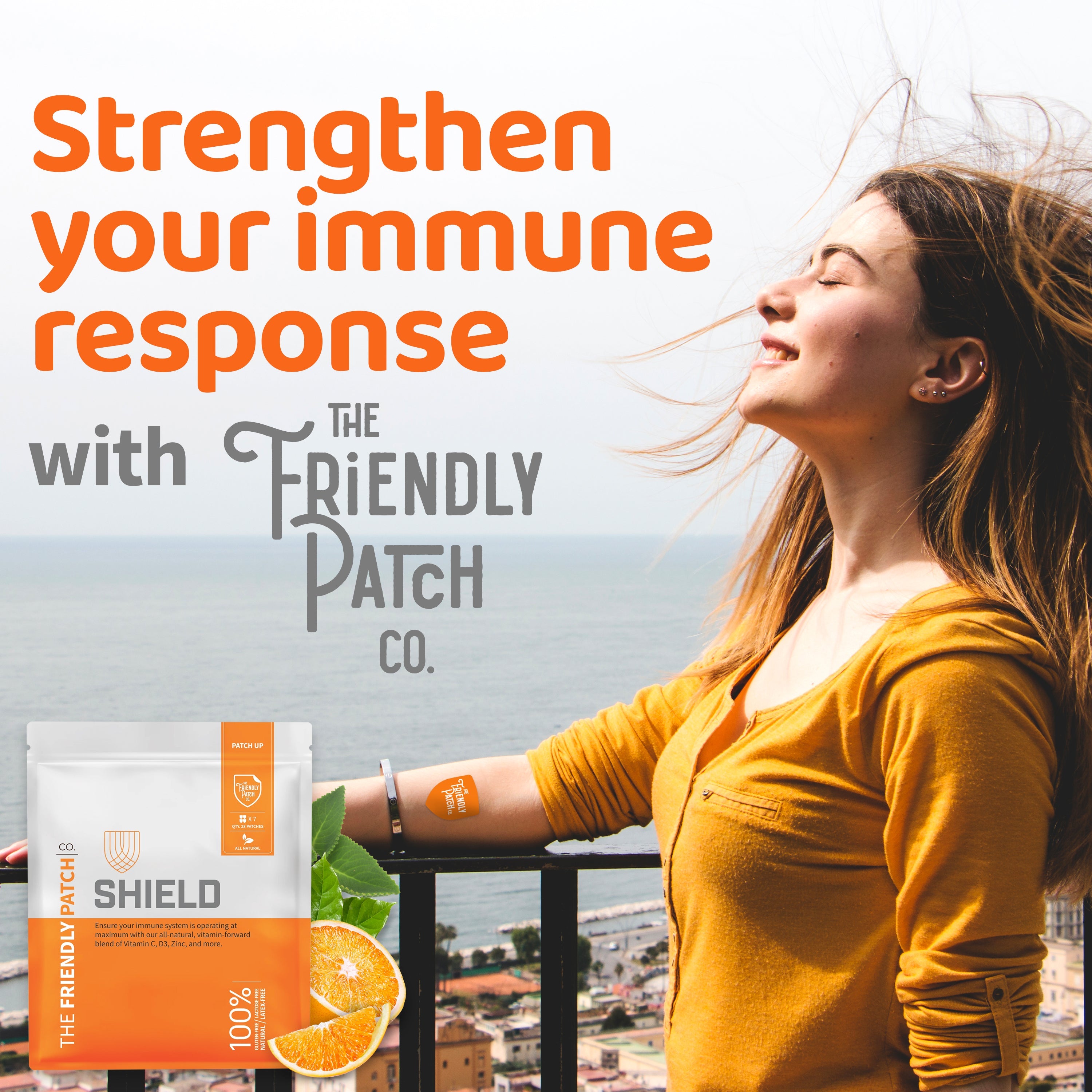 Shield Wellness Patches: Monthly Immunity & Wellness 28 pack