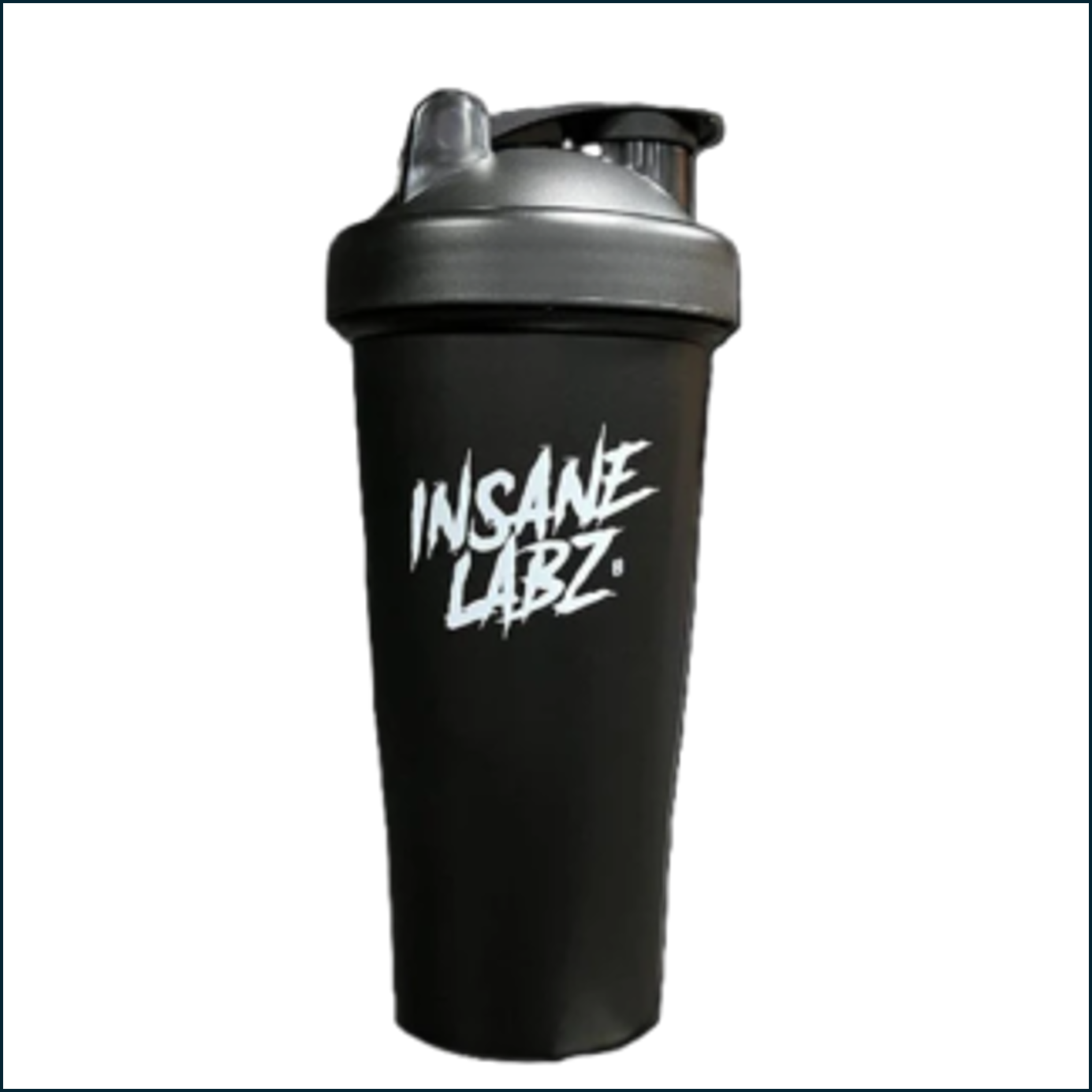 Insane Labz 24oz shaker cup with leak-resistant lid for workout shakes