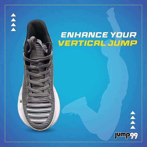 J99 Flex Ultra Strength gray black plyometric training shoes side view