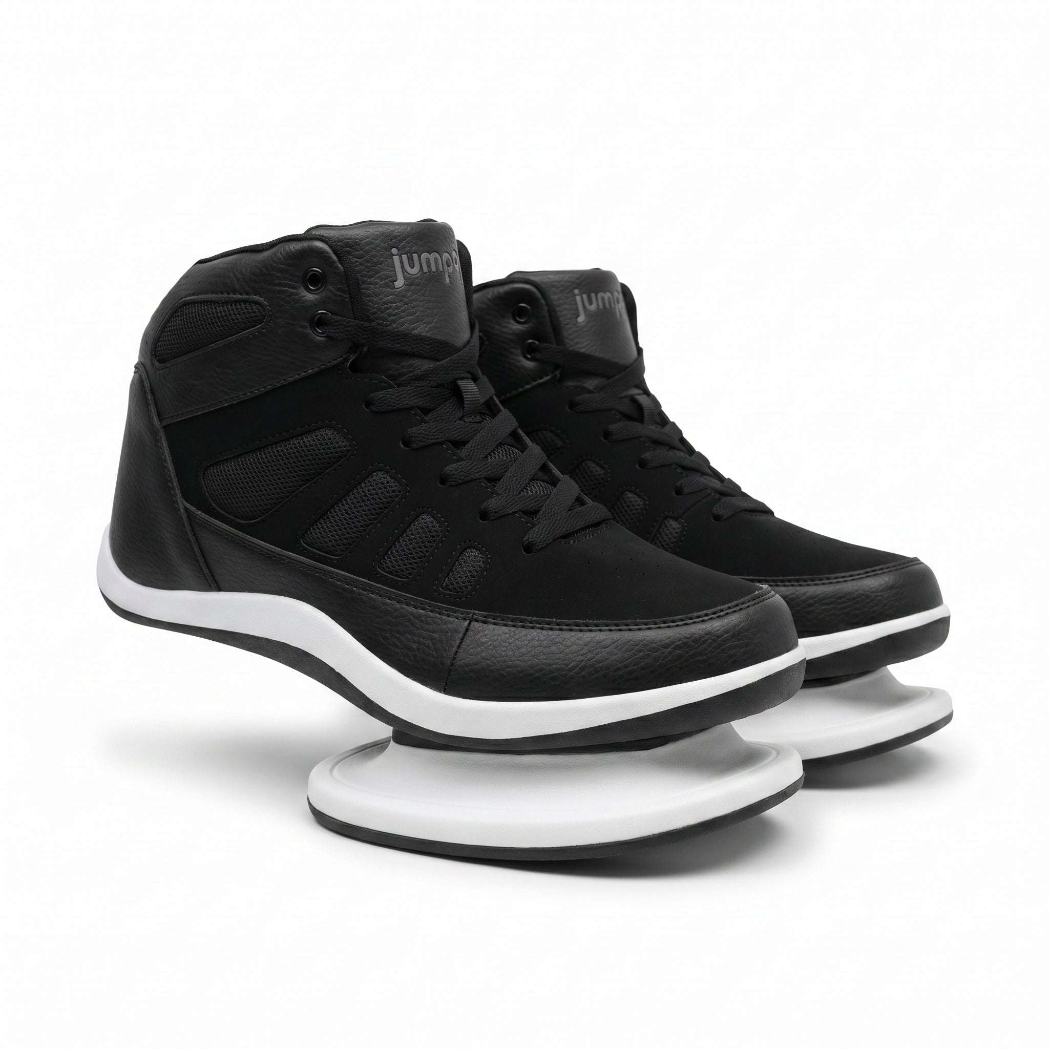 Athlete training explosively wearing Jump 99 plyometric shoes