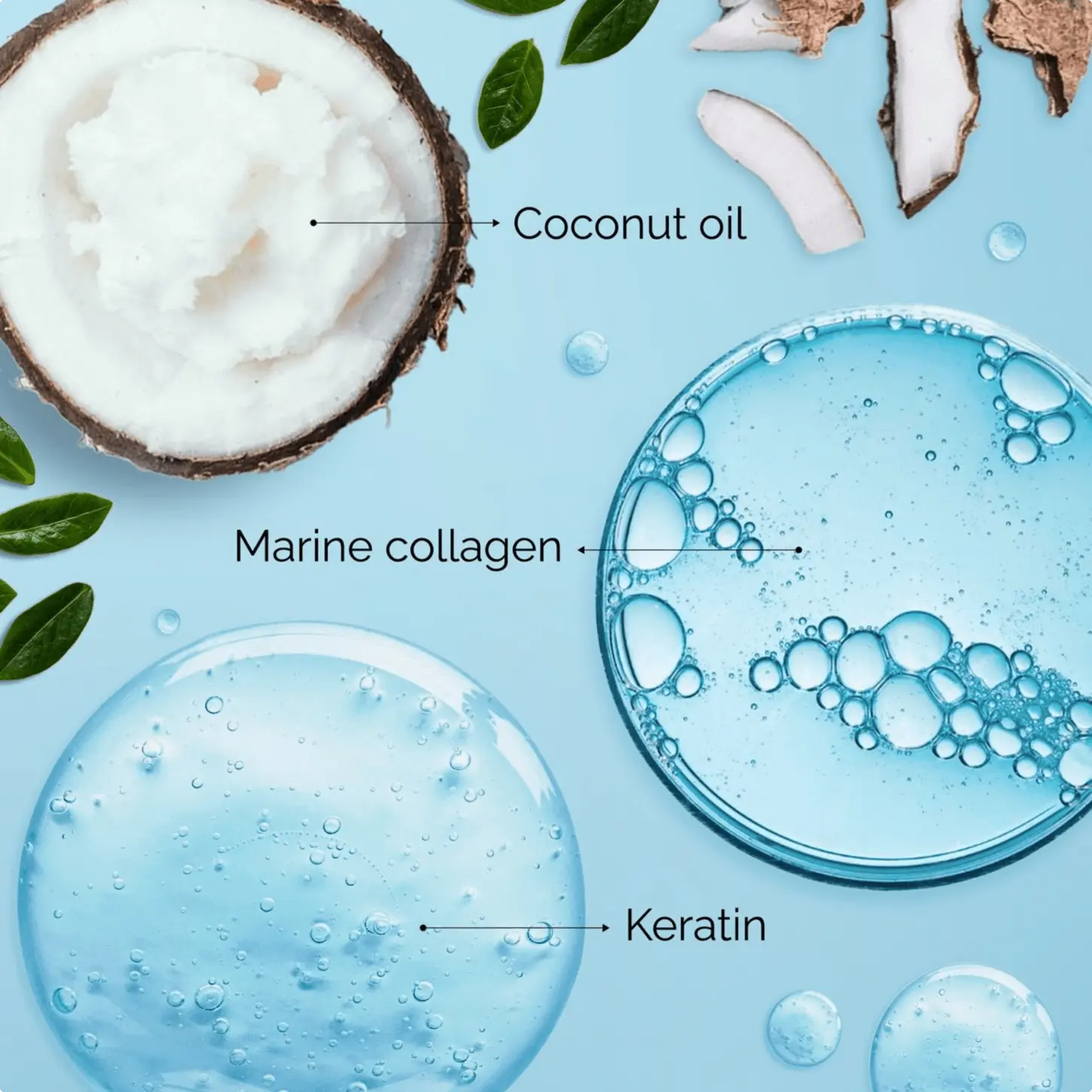 keratin hair treatment mask for frizz reduction and hair growth