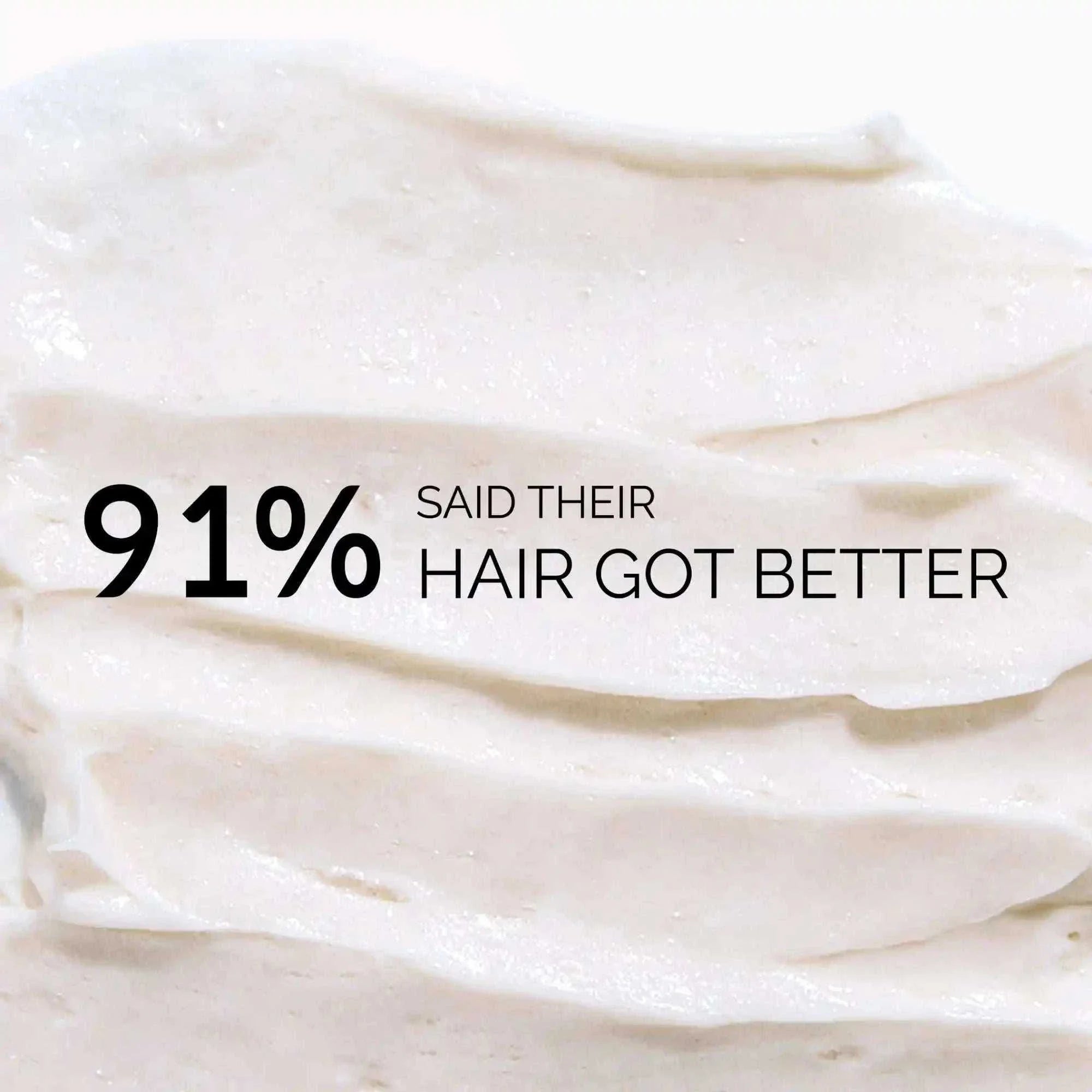 Keratin mask for dry and damaged hair with biotin and coconut oil