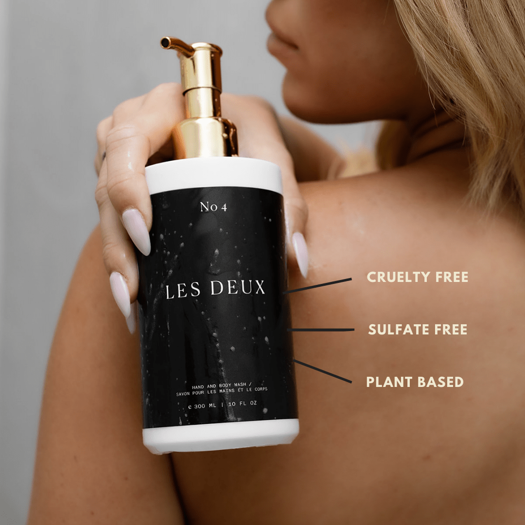 L'Âme Velours Body Wash bottle with bergamot and vanilla scent