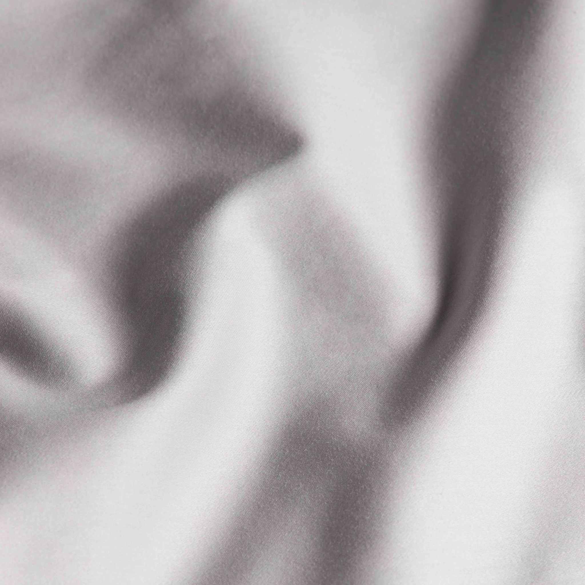 Luxe Australian Sateen Sheet Set in soft white cotton sateen with a smooth, subtly lustrous plain finish