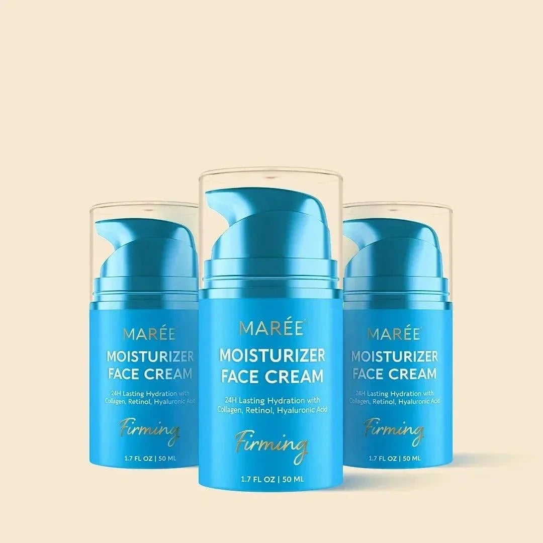 Marée deep moisture collagen face cream tube with marine collagen and hyaluronic acid
