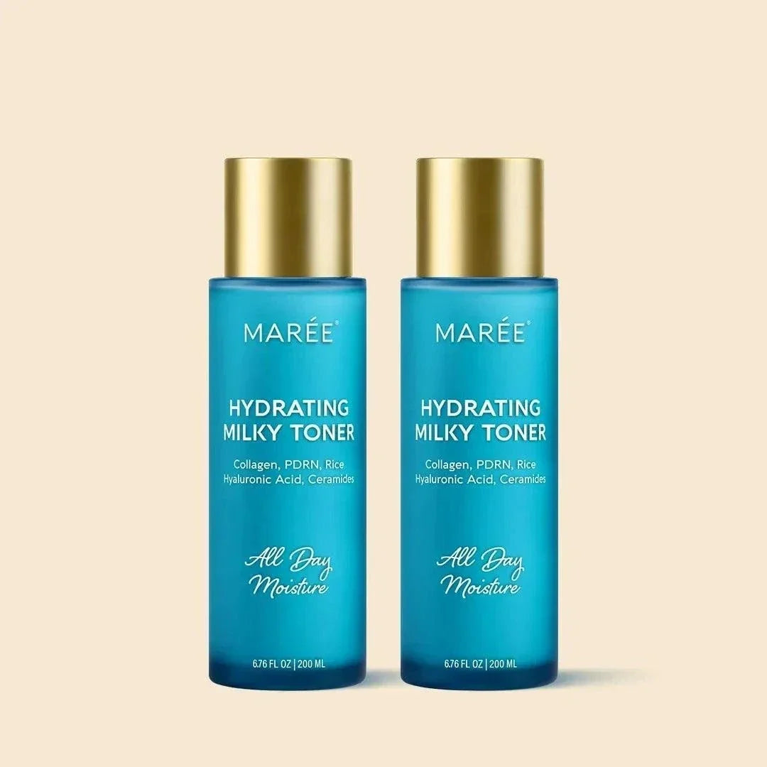 Marée Milky Rice Hydrating Toner bottle for skin moisture and dewy glow