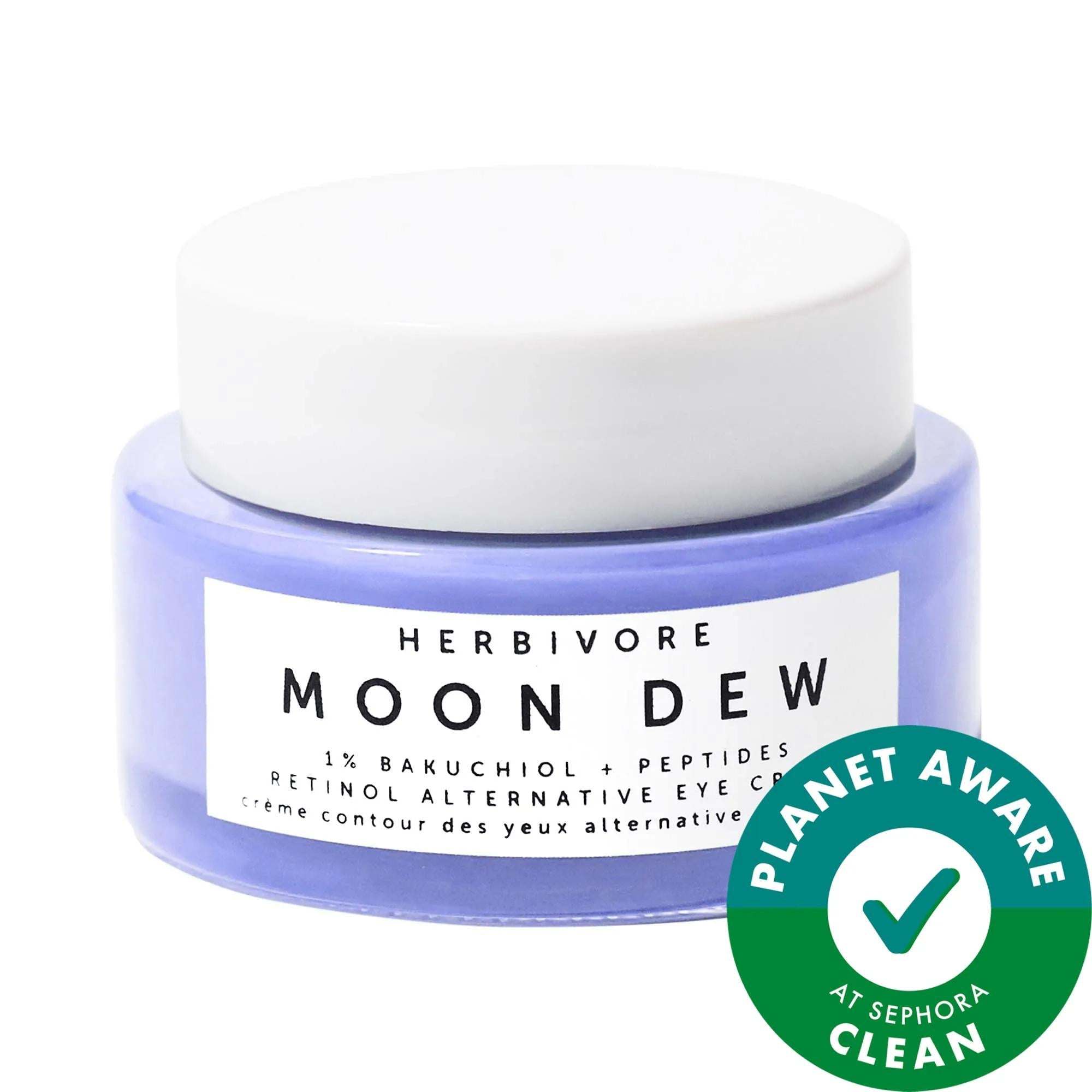 Moon Dew 1 Bakuchiol vegan eye cream for wrinkles and puffiness