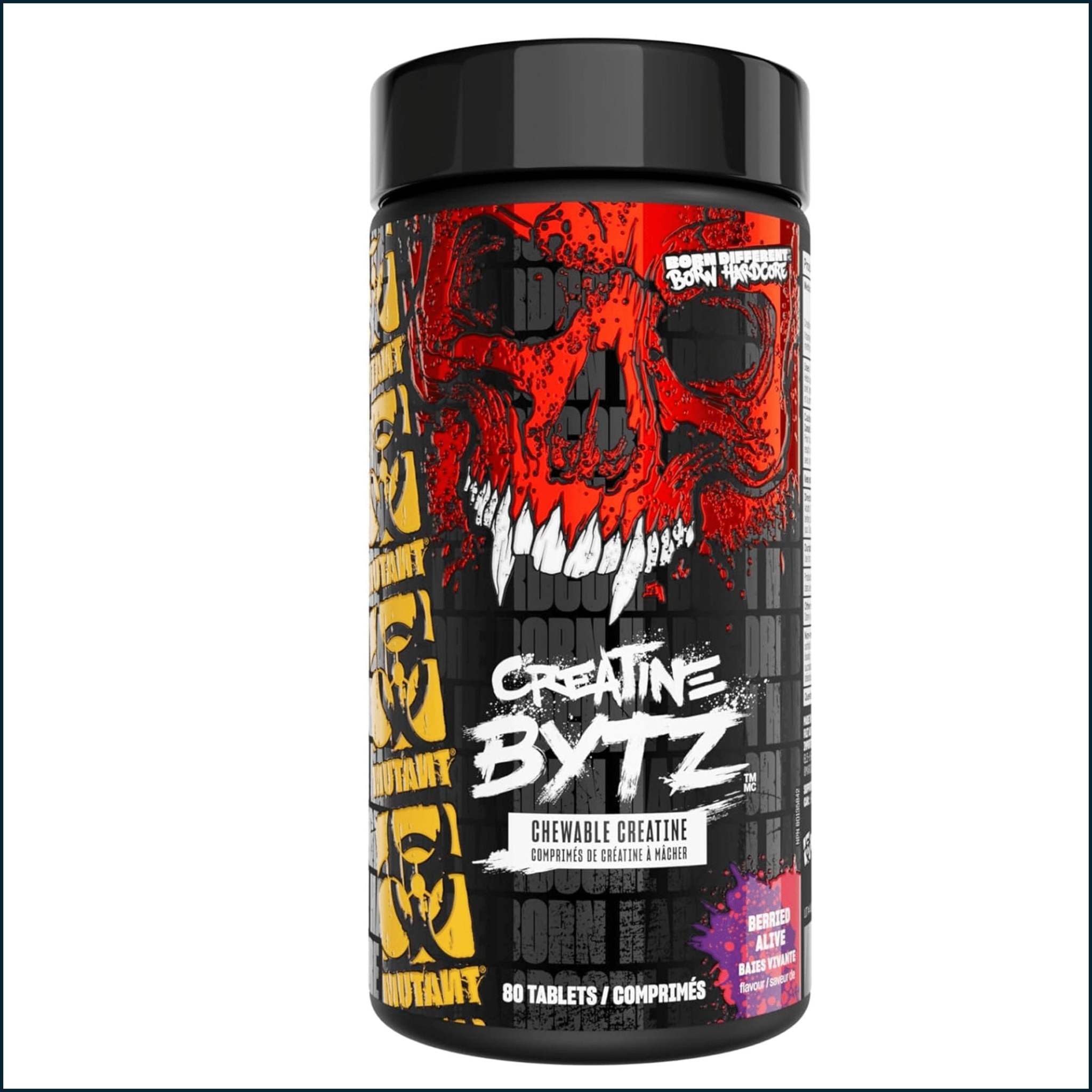 Mutant Creatine Bytz chewable creatine tablets bottle