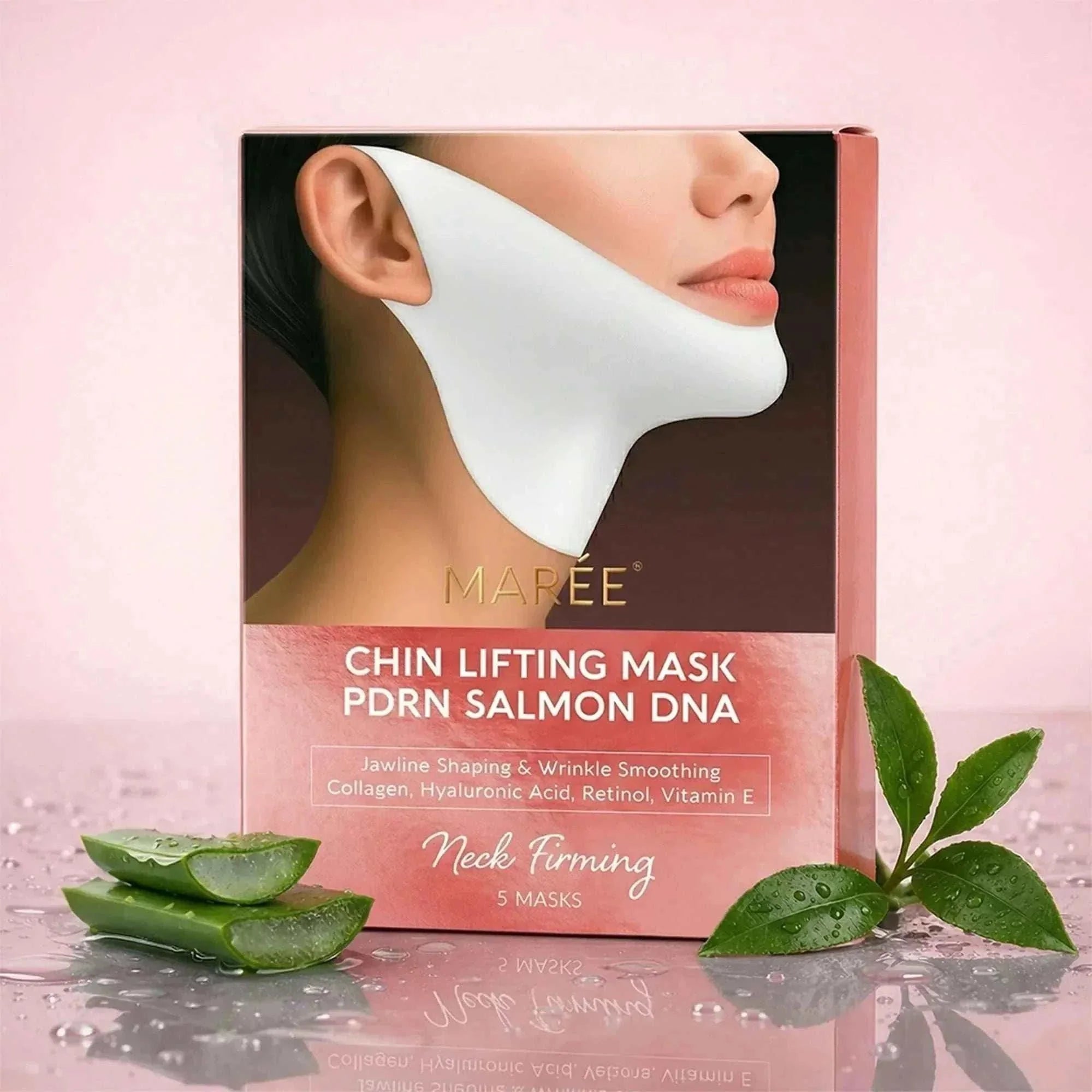 PDRN V-line Lifting Mask for youthful jawline and skin lift