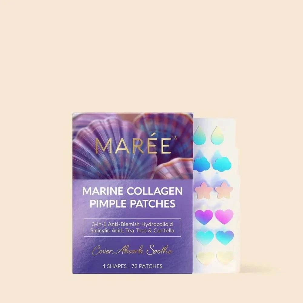 Cute star-shaped pimple and acne patches with natural extracts