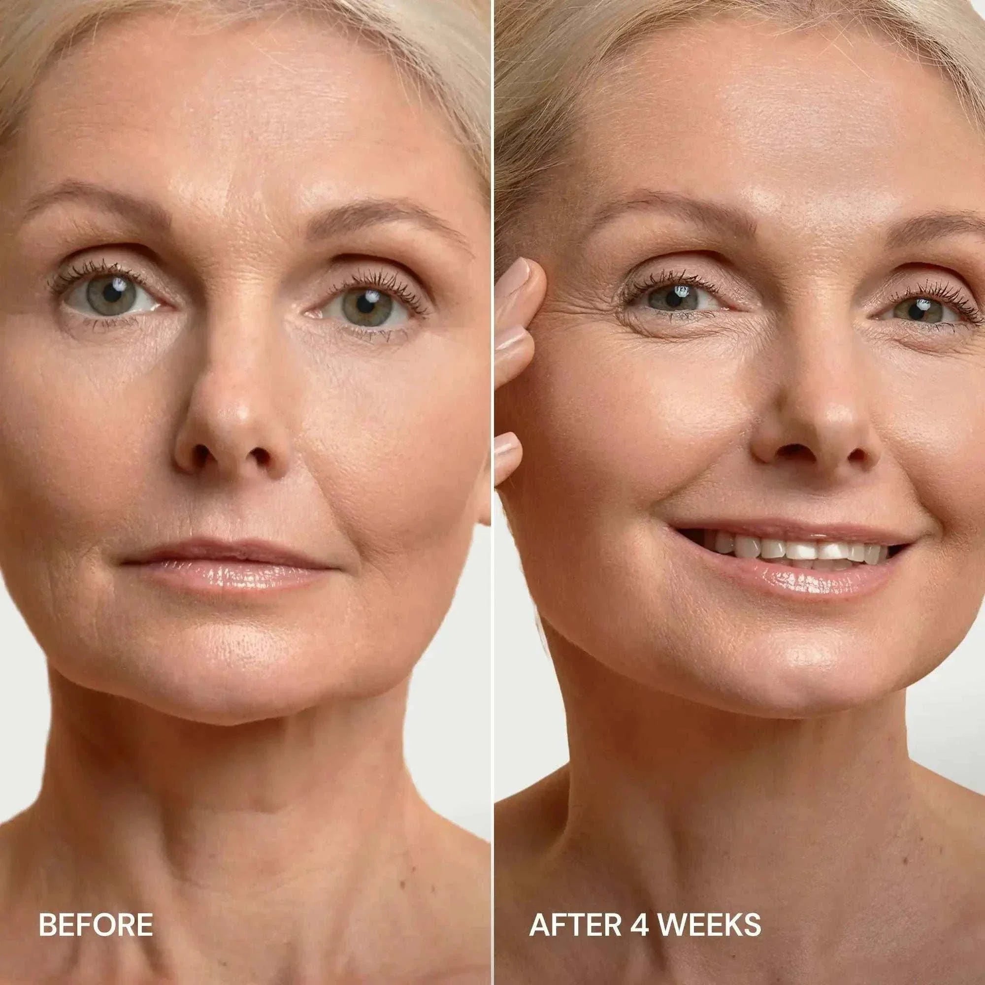 Pro-Retinol neck lifting cream with metallic massager for firming and contouring
