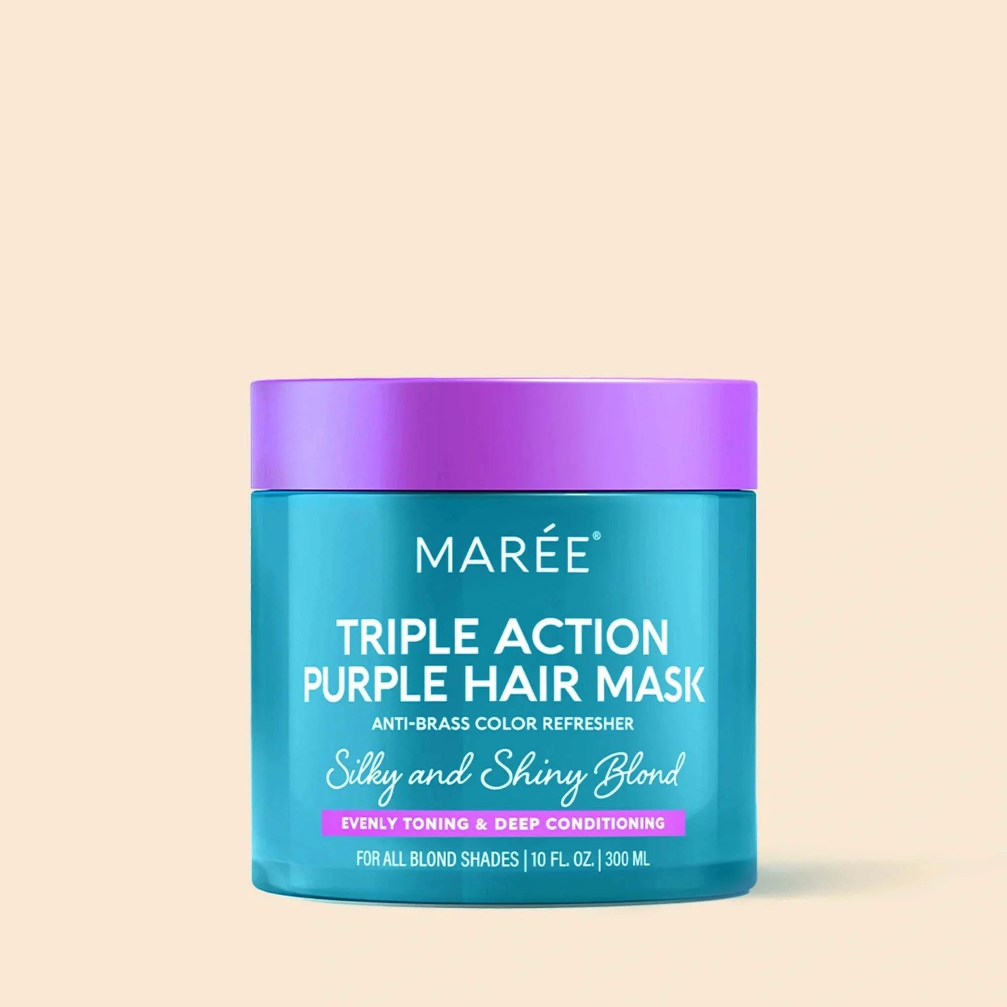 Purple hair mask for blonde hair neutralizing brassiness