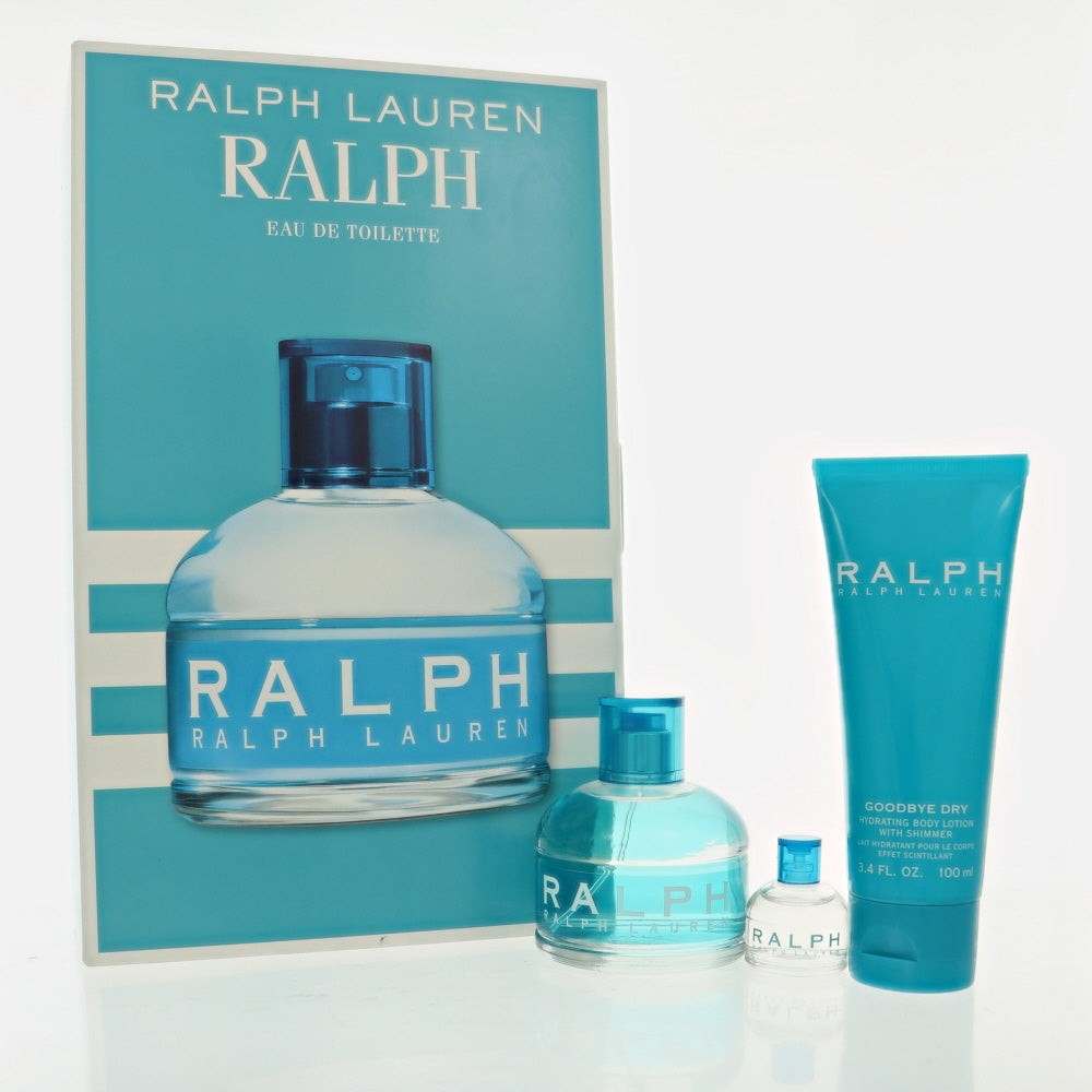 Ralph by Ralph Lauren 3-piece women's gift set with eau de toilette spray, body lotion, and mini