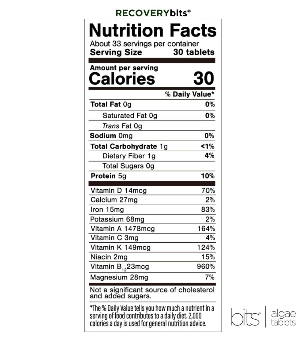 RECOVERYbits® Chlorella | Large Bag