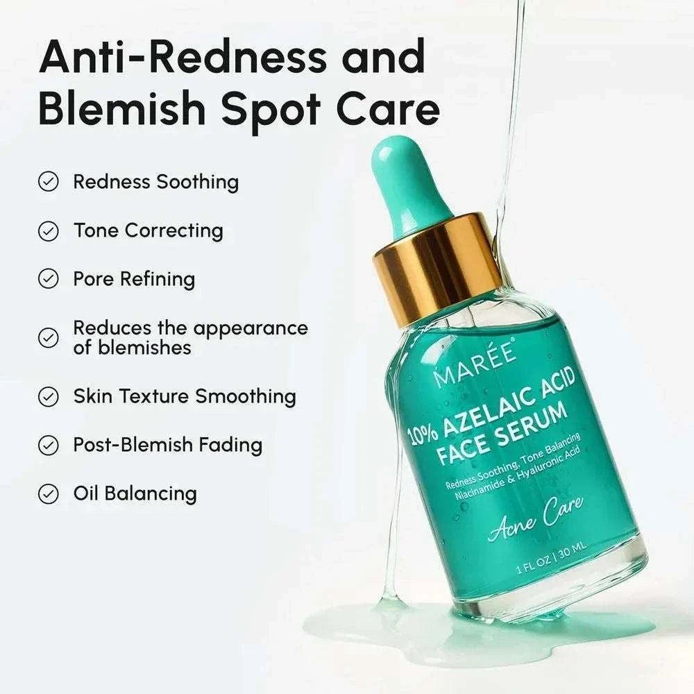 Redness soothing azelaic acid serum bottle