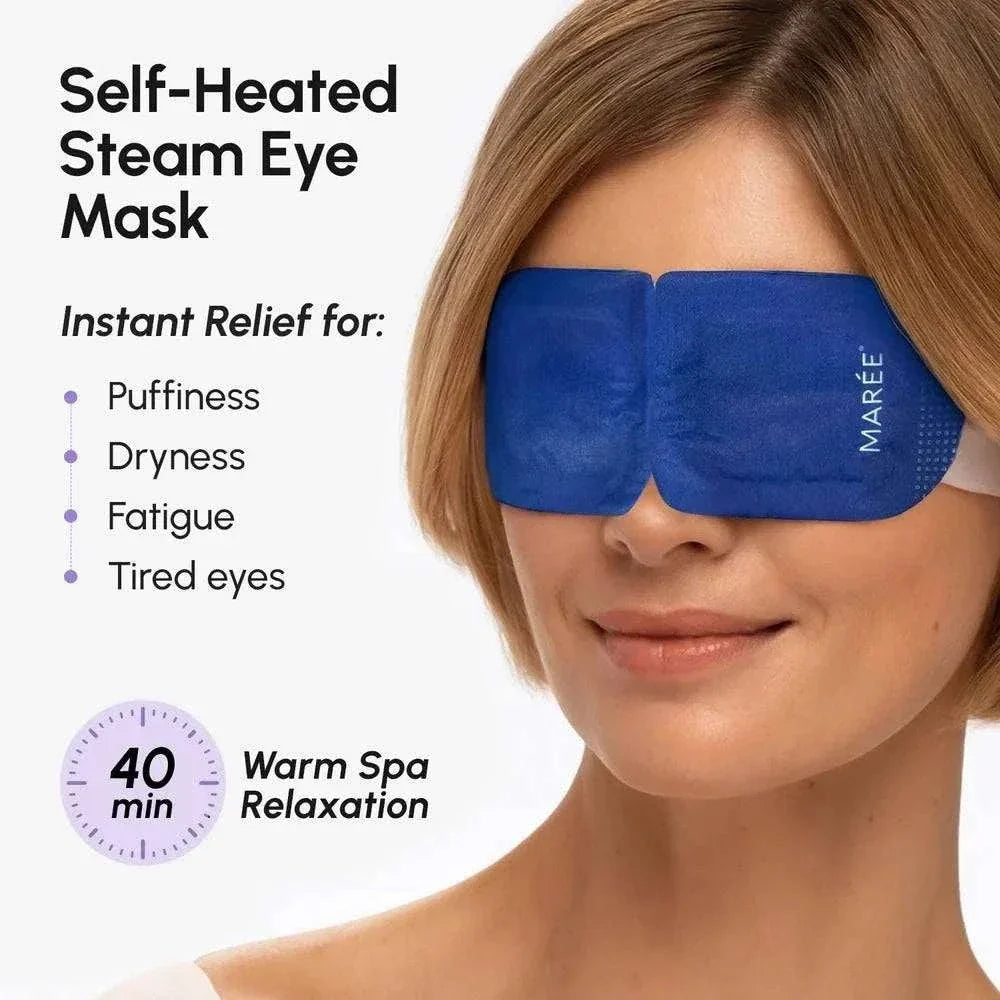 Scented spa steam eye mask with lavender scent for relaxing and moisturizing eyes