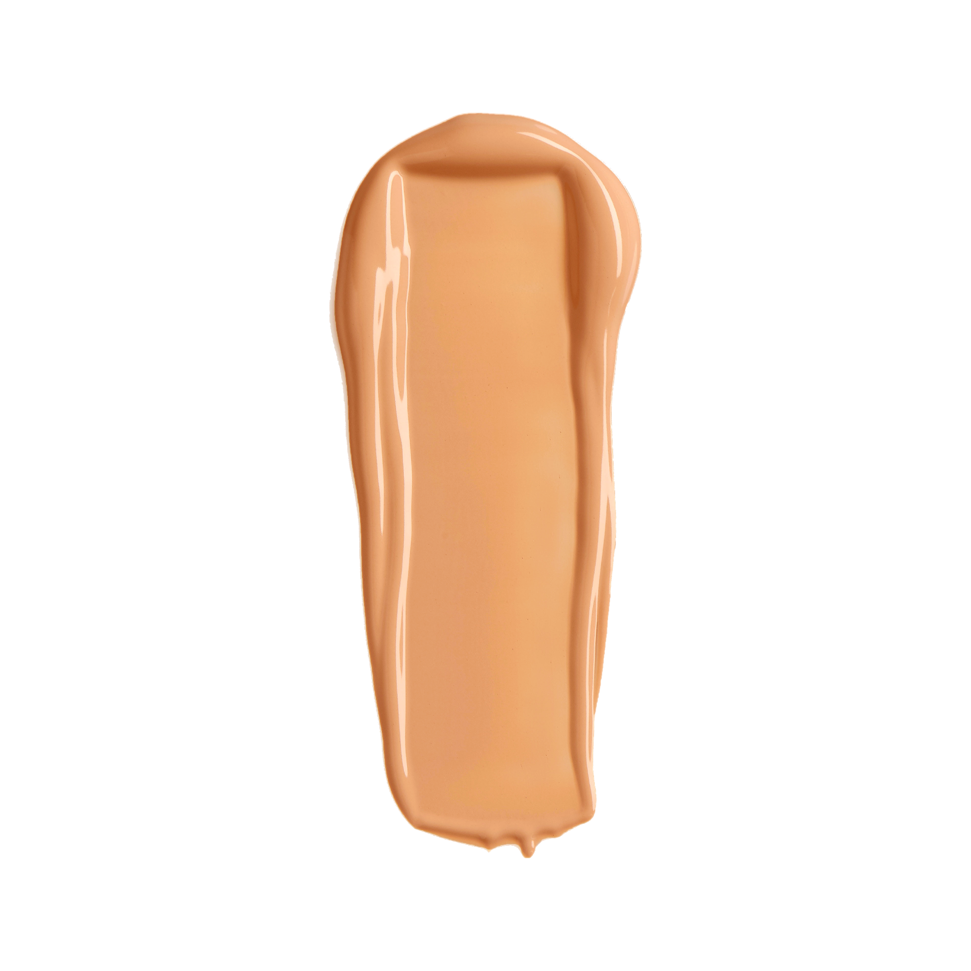 Skin On Skin BB concealer swatch in a warm peach-beige shade with a smooth, creamy finish