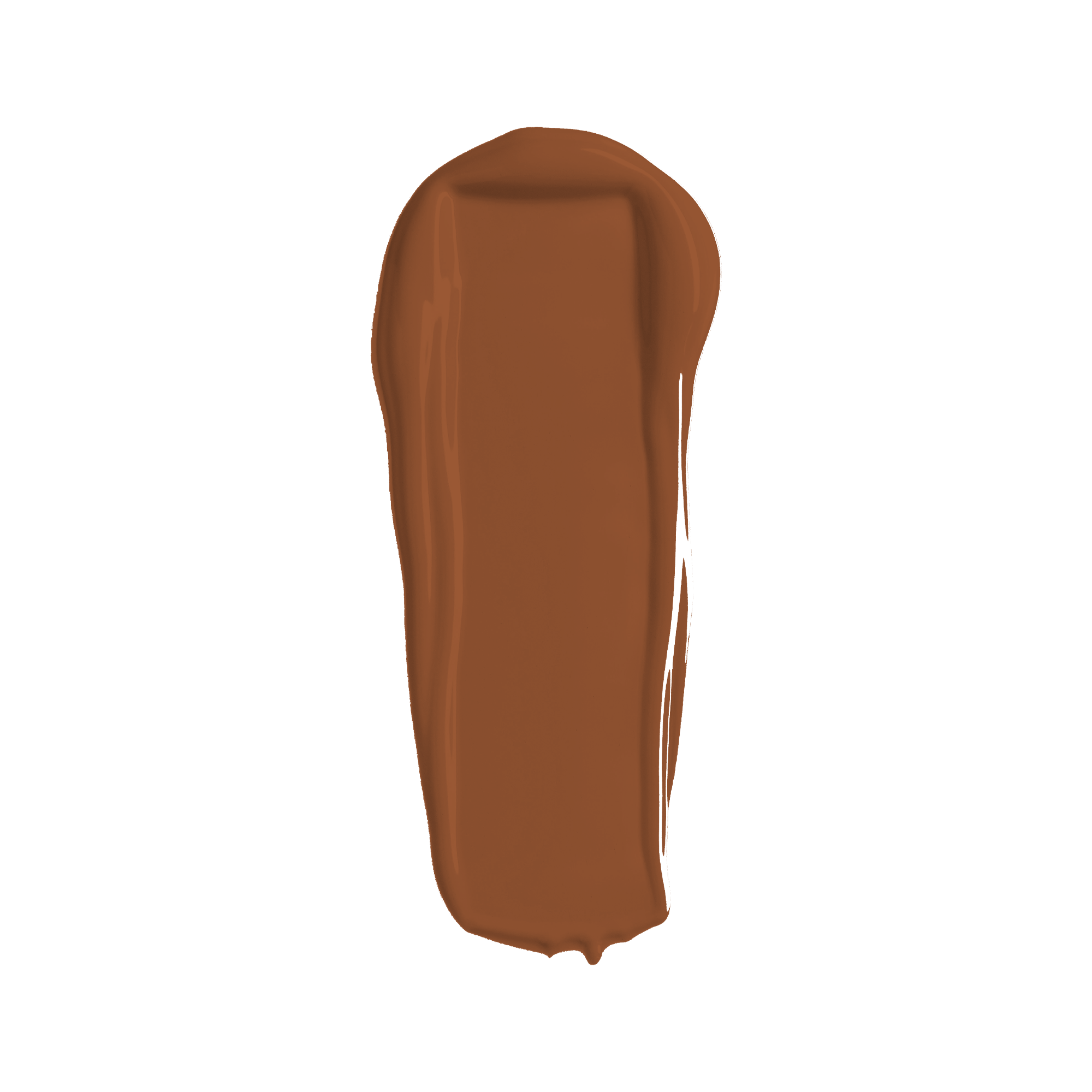 Skin On Skin BB concealer in a rich warm brown shade with a smooth, creamy swatch and full coverage