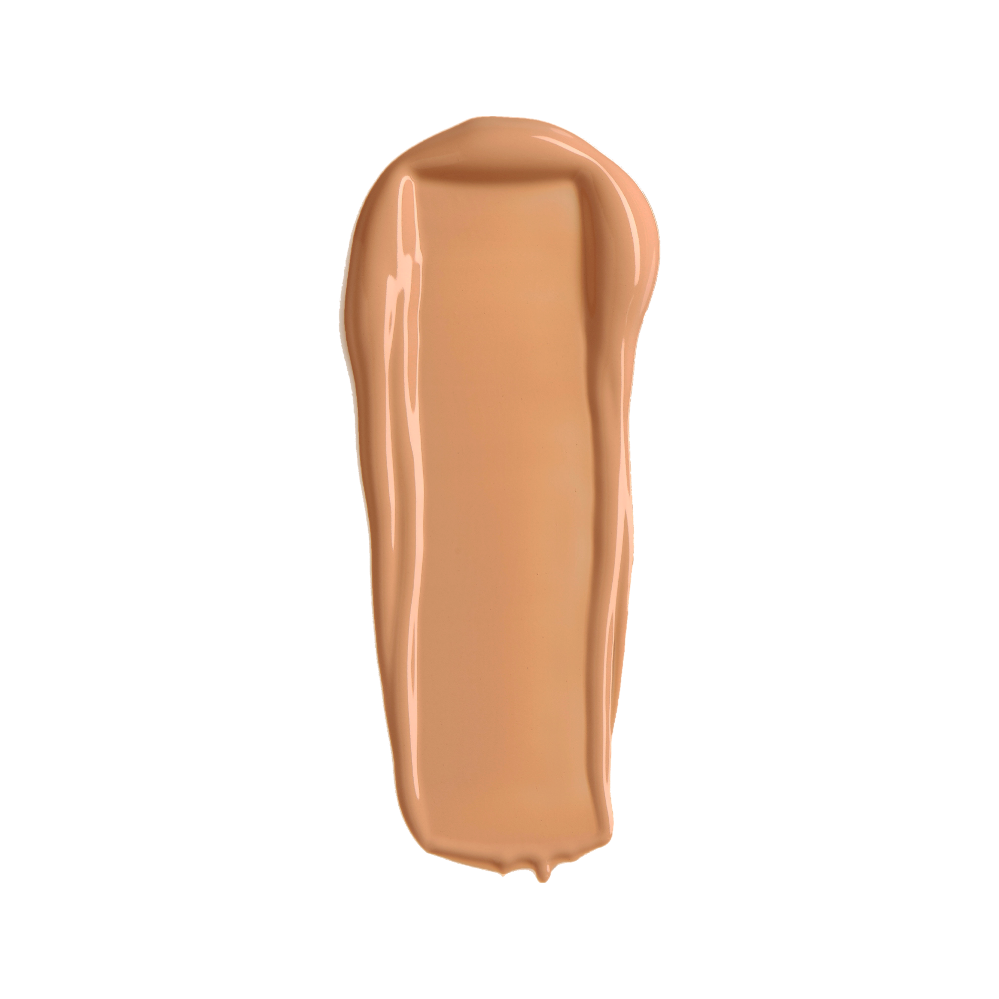 Skin On Skin BB concealer swatch in a warm medium tan shade with a smooth, creamy texture and glossy finish
