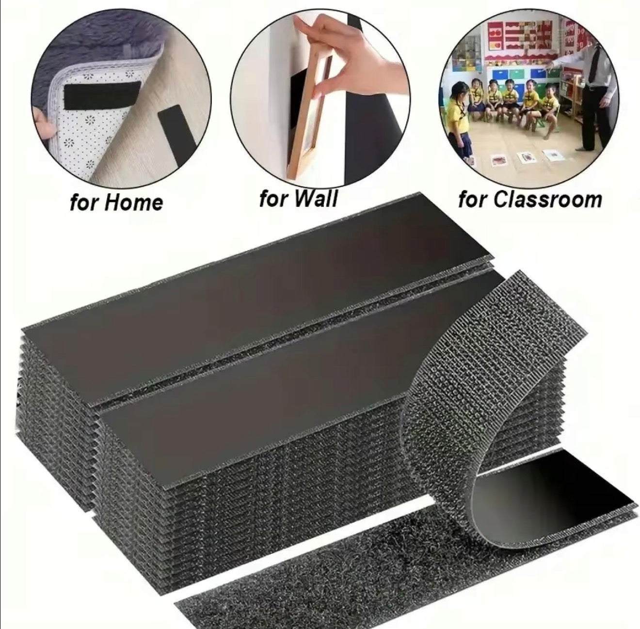 StickGrip mounting strips heavy-duty reusable adhesive for organizing and mounting