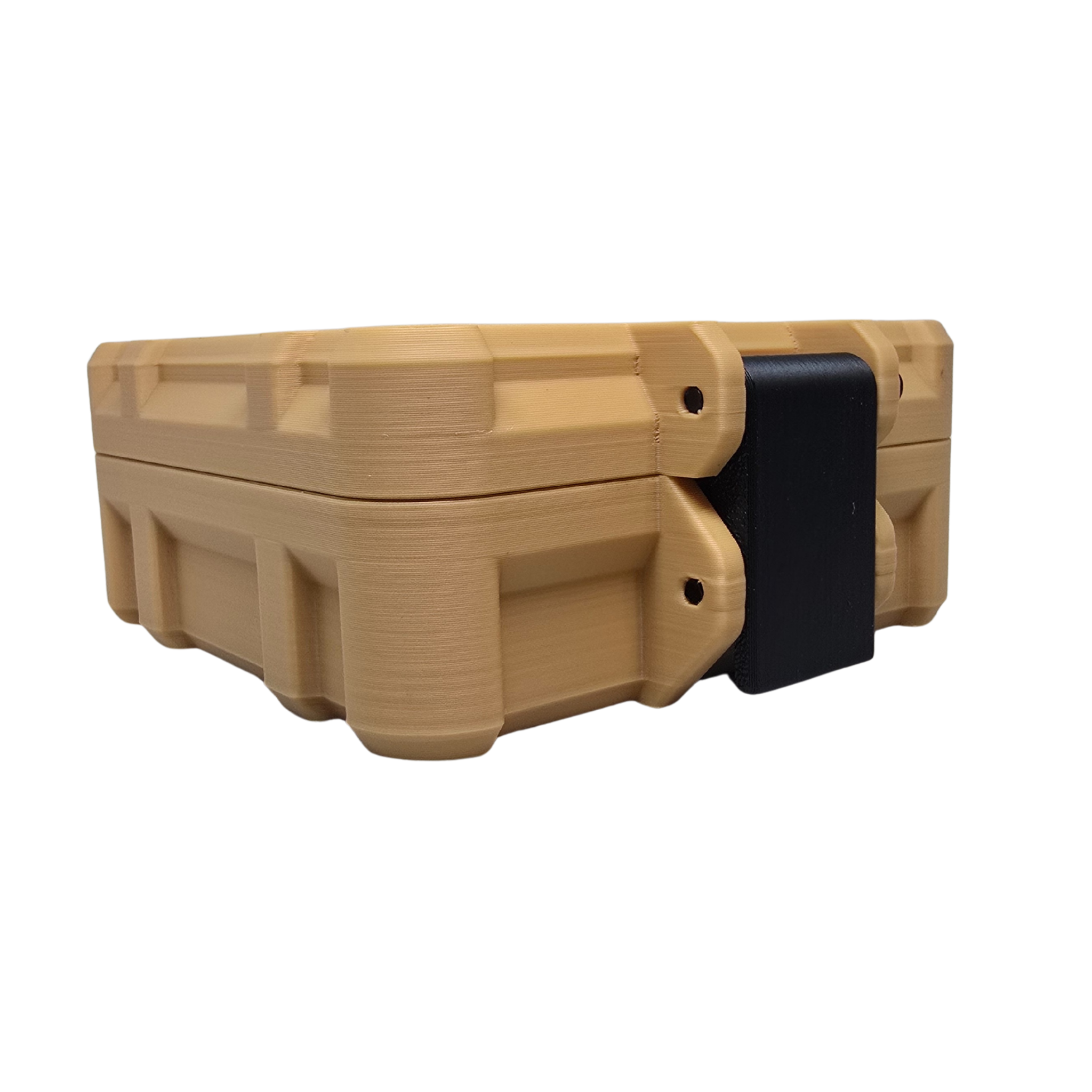 Tactical hard travel soap case compatible with Dr. Squatch natural soap bars