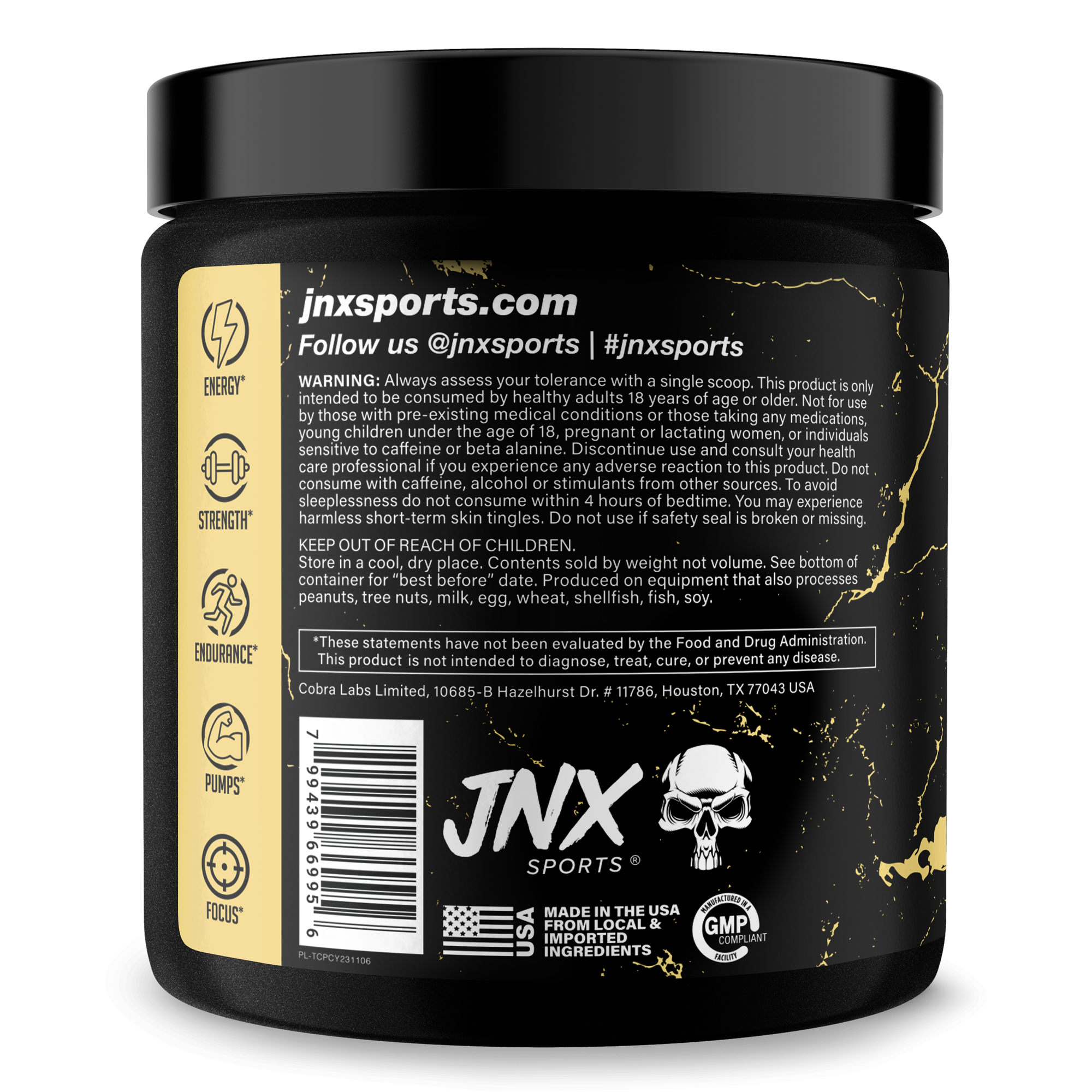 The Curse! pre-workout supplement boosting energy and focus