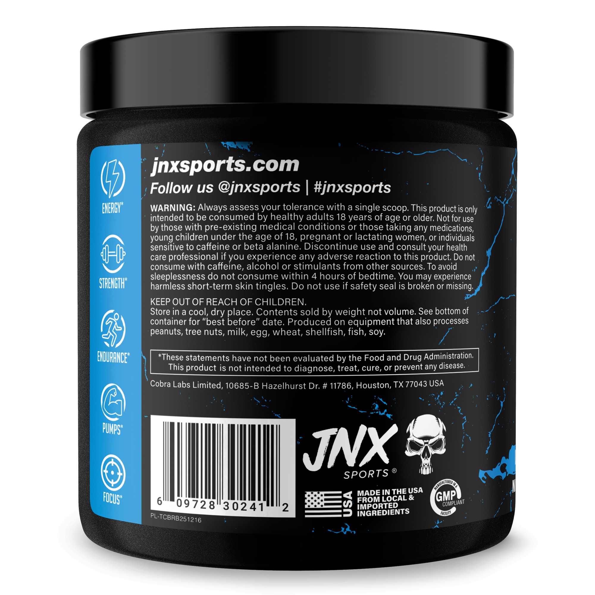 The Curse pre-workout supplement container