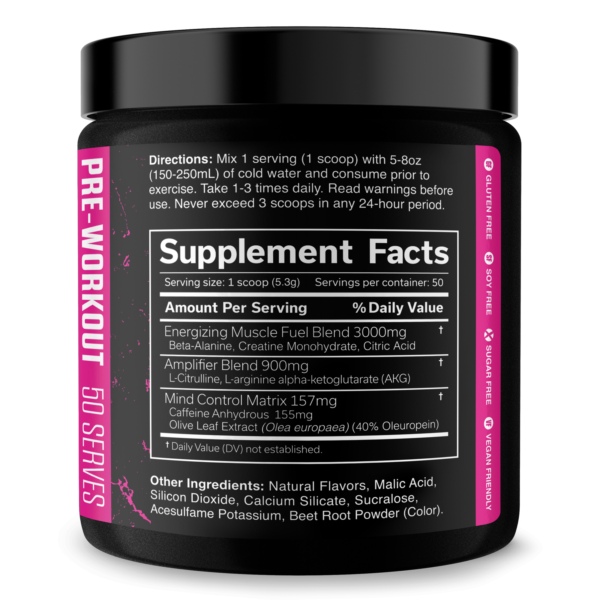 The Curse pre-workout energy supplement for muscle pumps and focus
