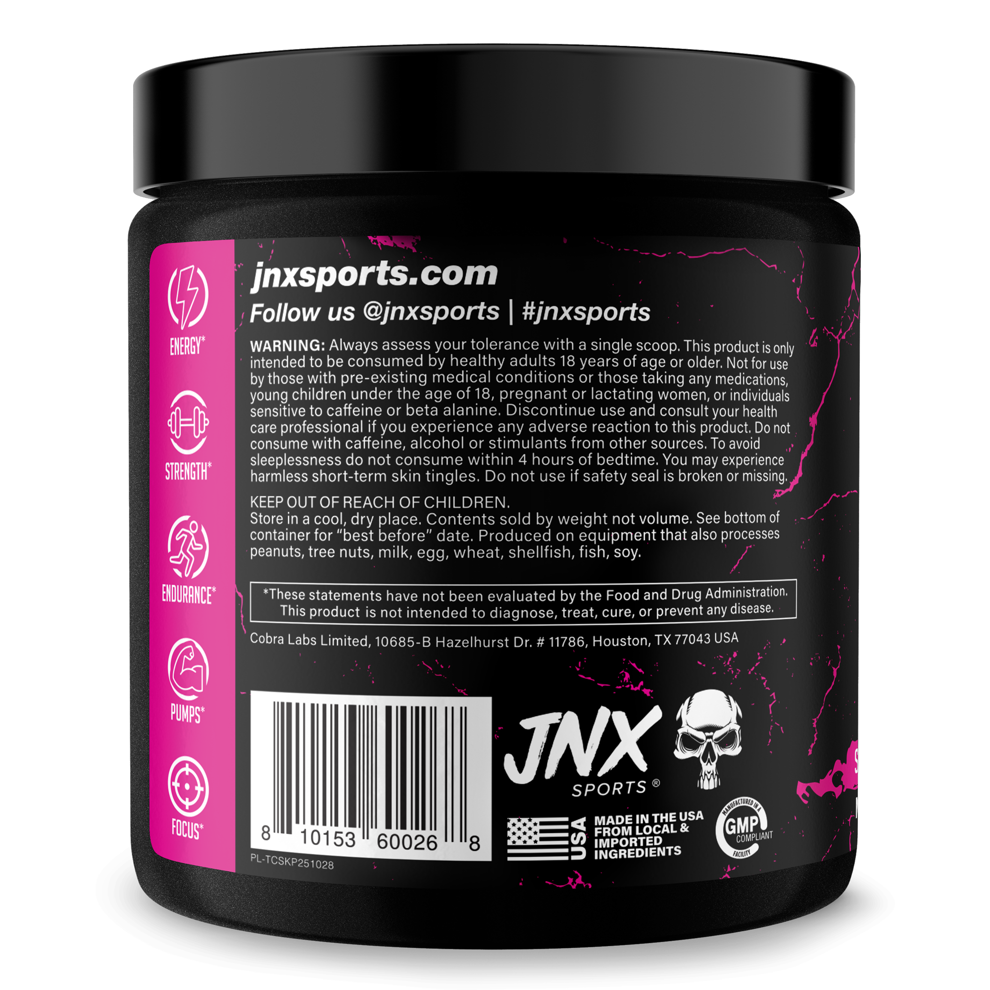 The Curse pre-workout supplement energy and muscle pump