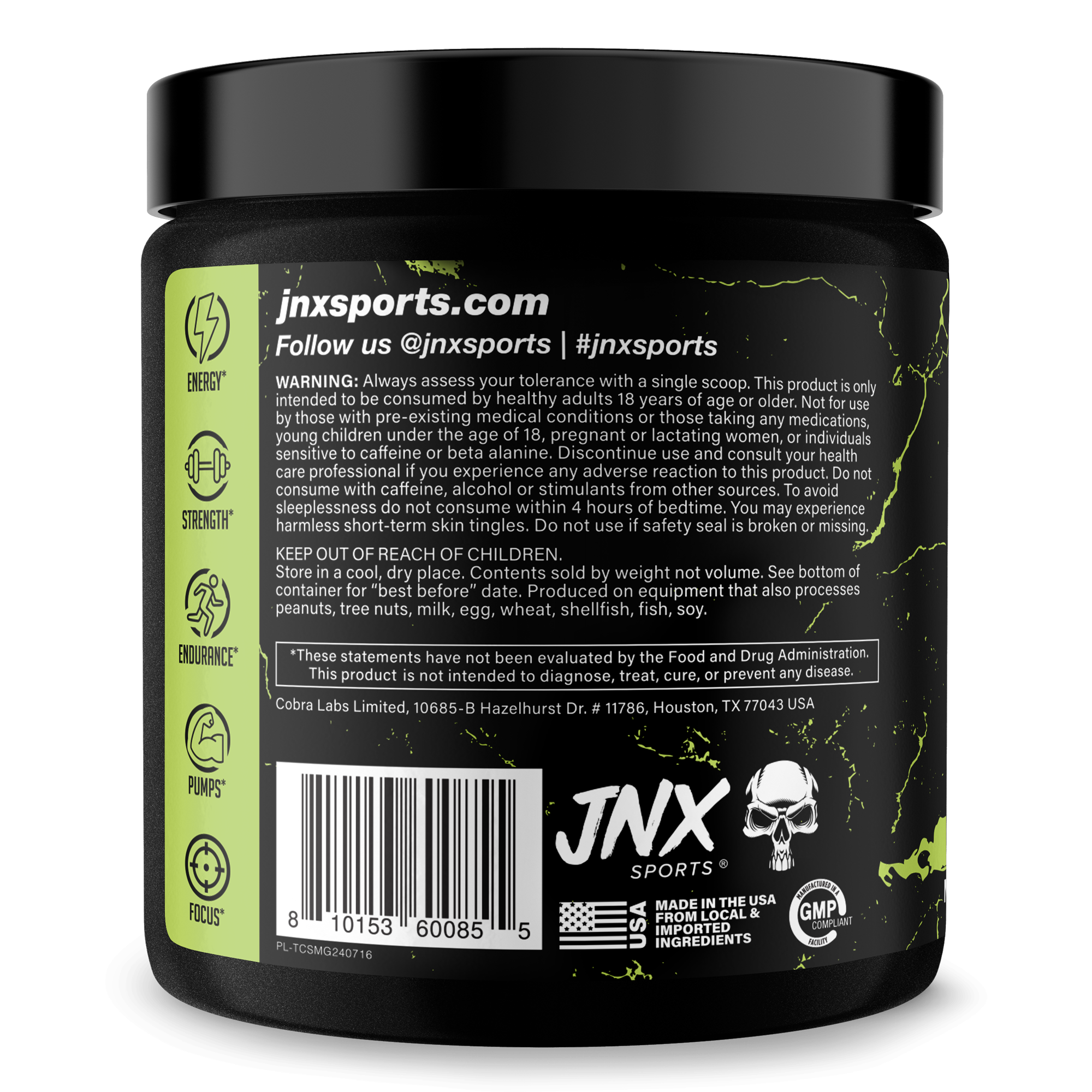 The Curse pre-workout supplement for energy and muscle pumps