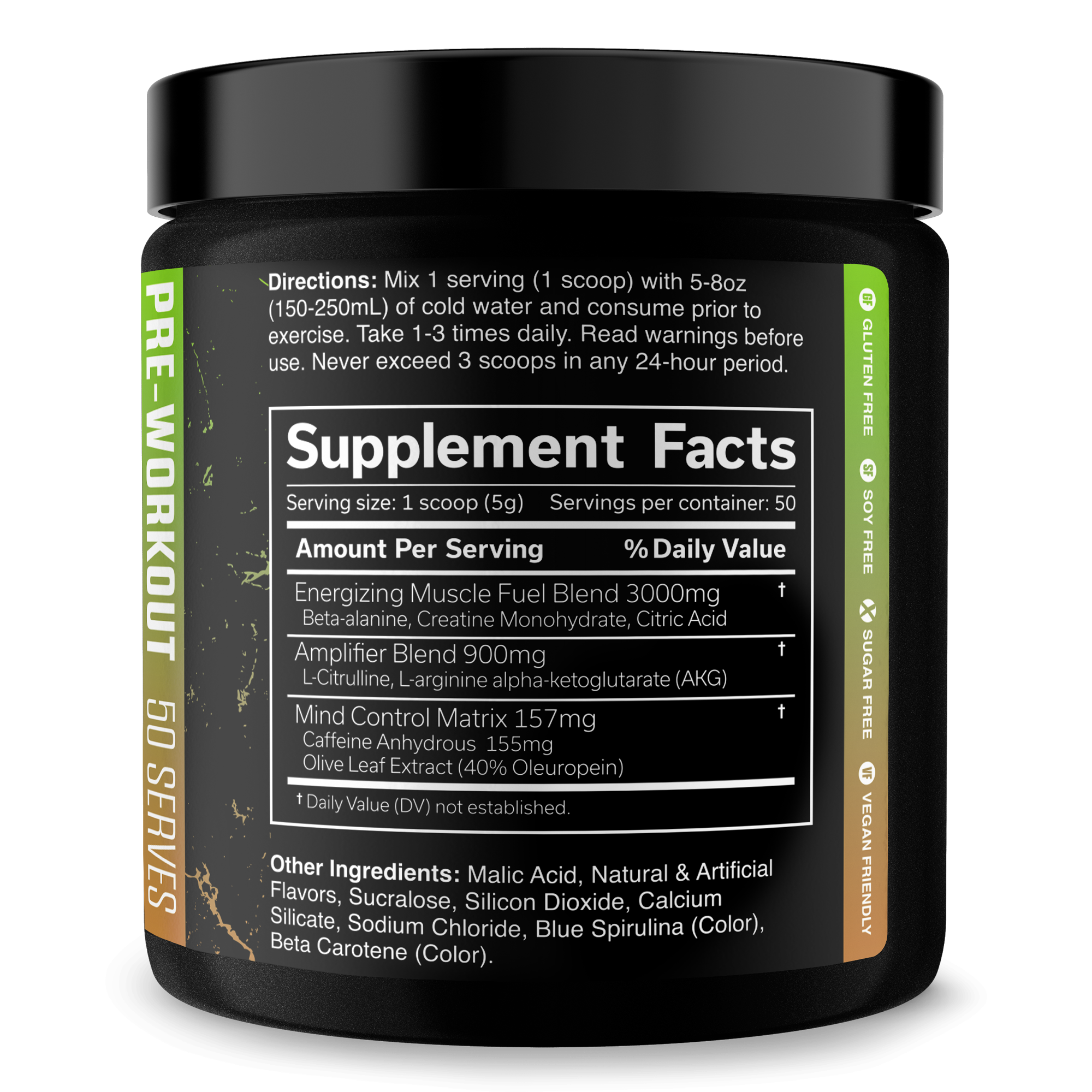 The Curse pre-workout energy supplement for strength and focus