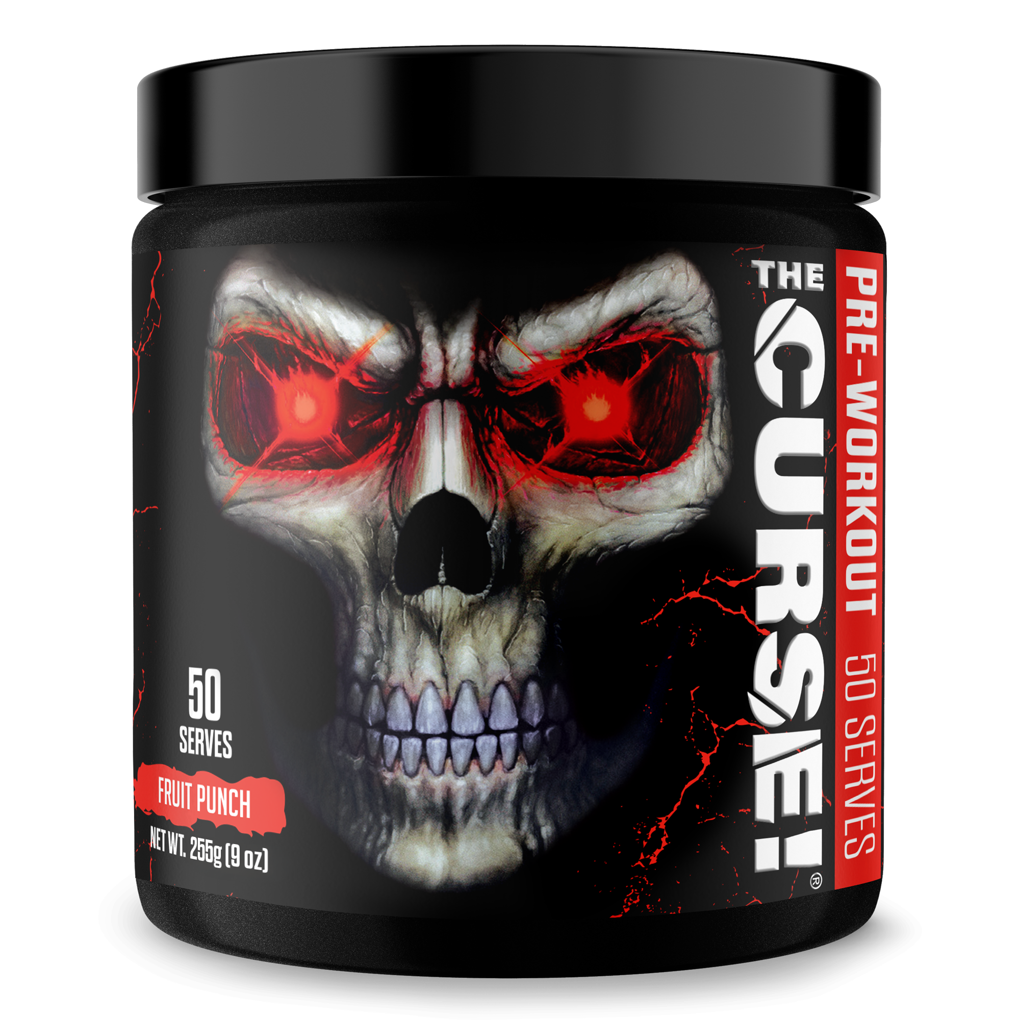 The Curse! pre-workout energy supplement container