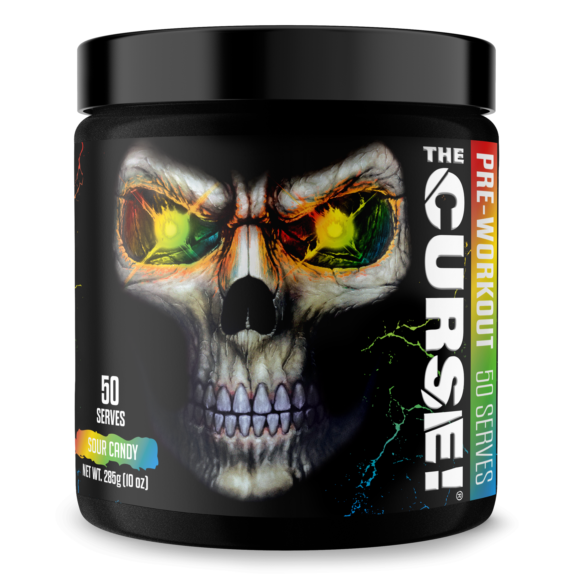 The Curse! pre-workout supplement container