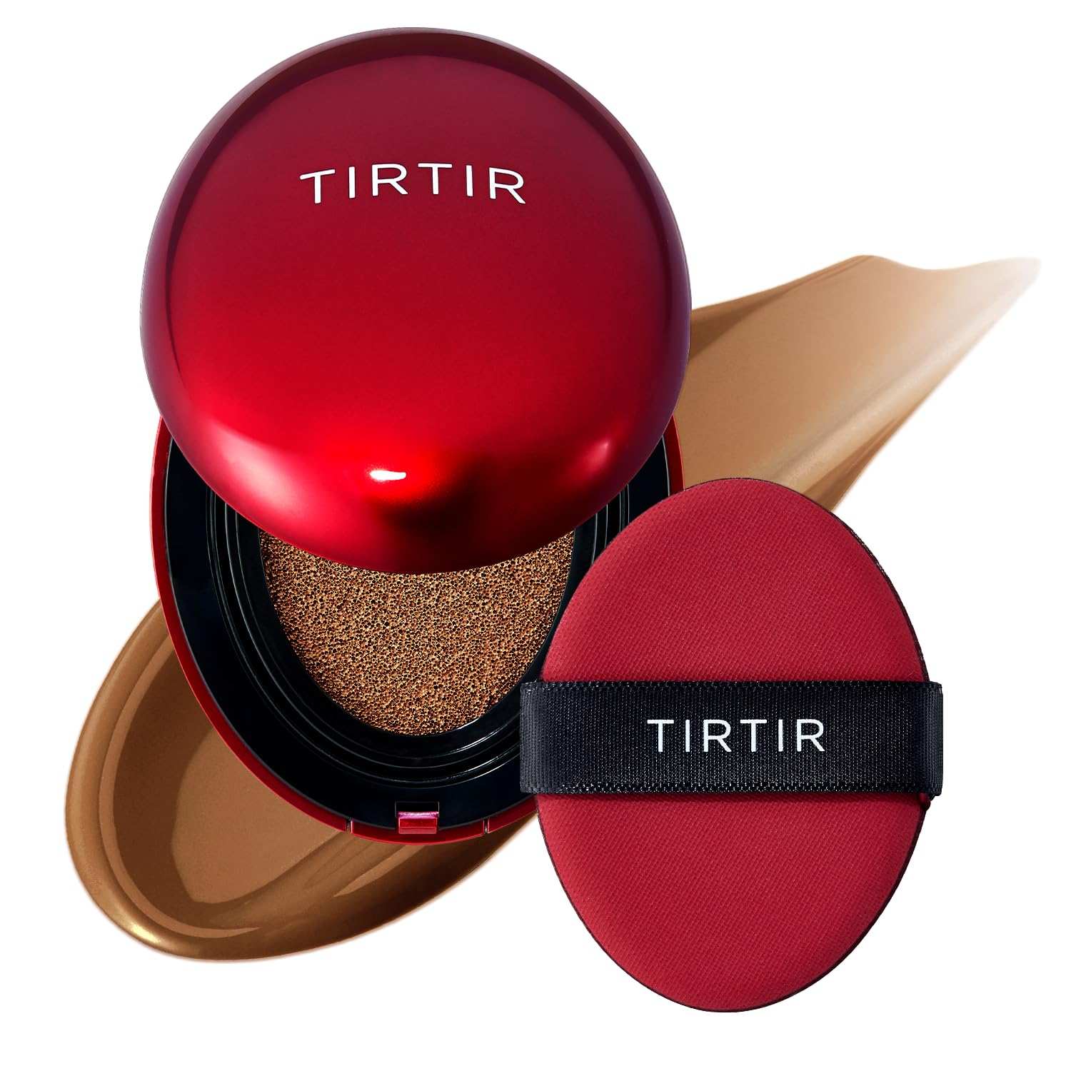 TIRTIR Mask Fit Red Cushion mini size compact with cushion applicator