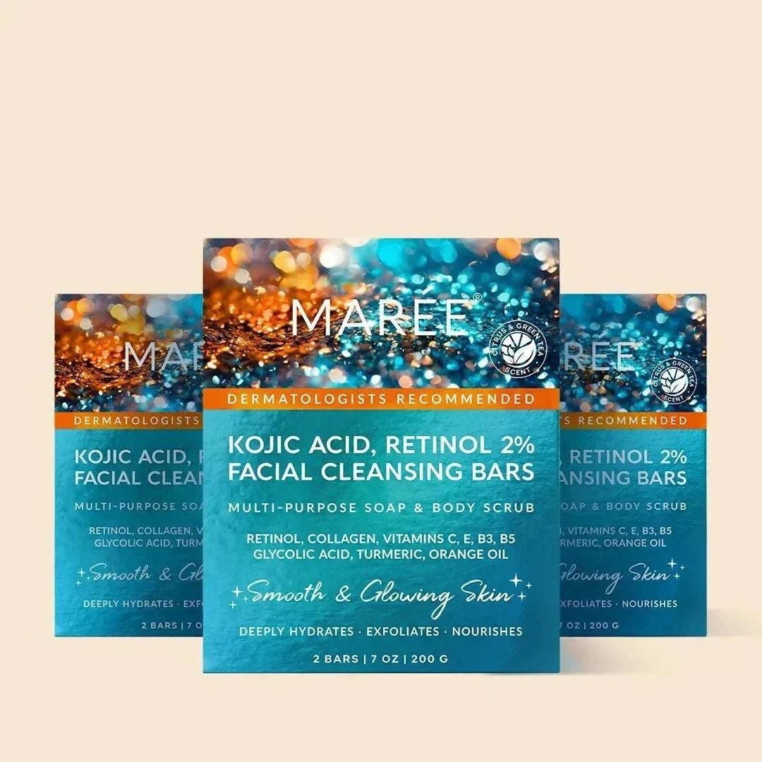 Turmeric kojic acid soap and scrub for acne and hyperpigmentation