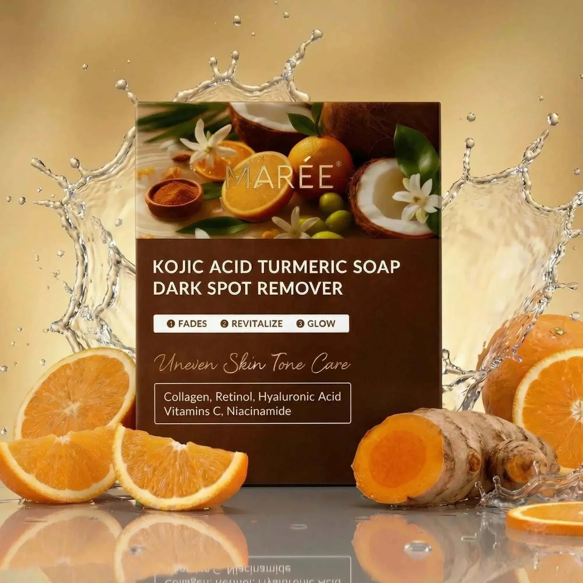 turmeric kojic acid soap and scrub for acne and hyperpigmentation