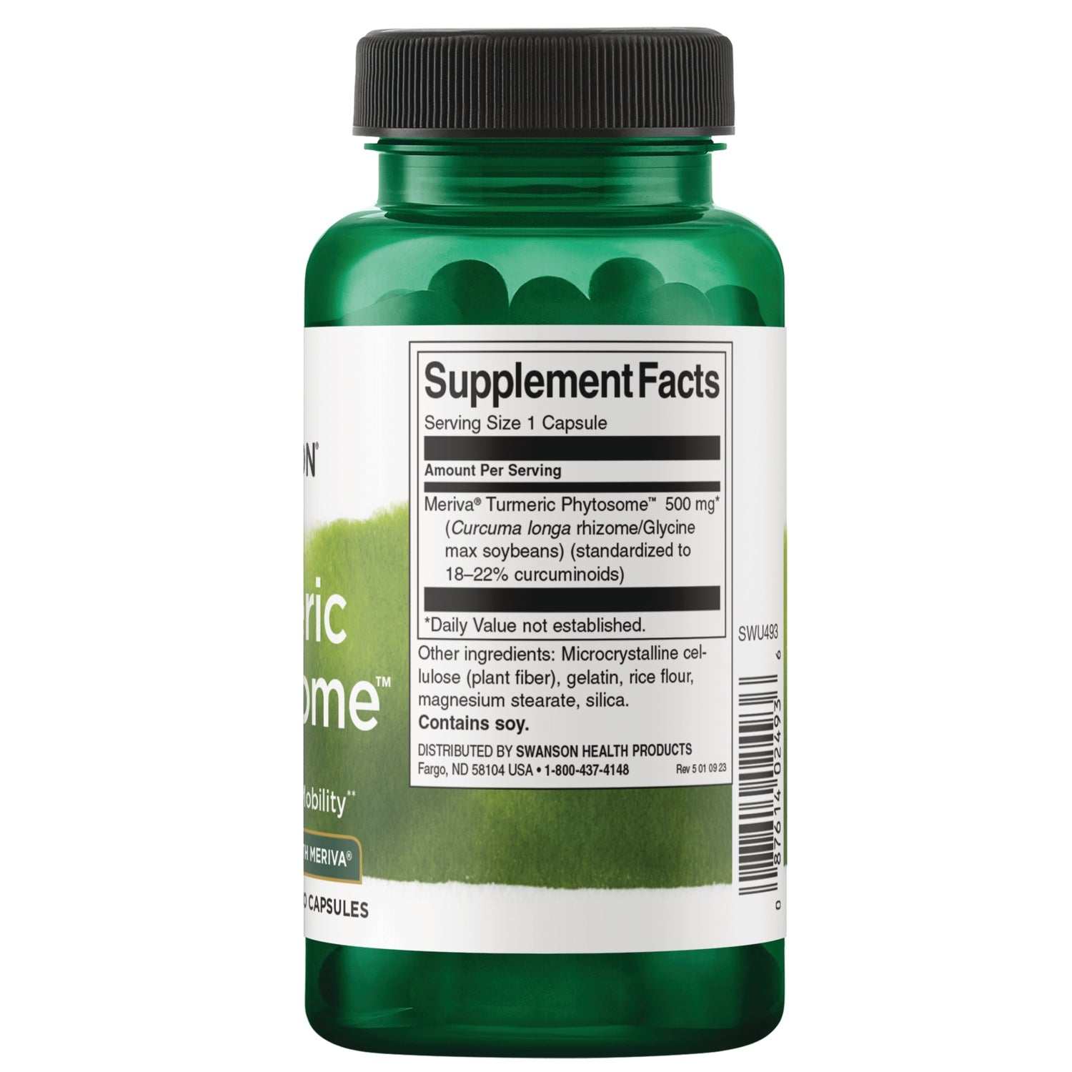 Swanson Turmeric Phytosome with Meriva supplement bottle