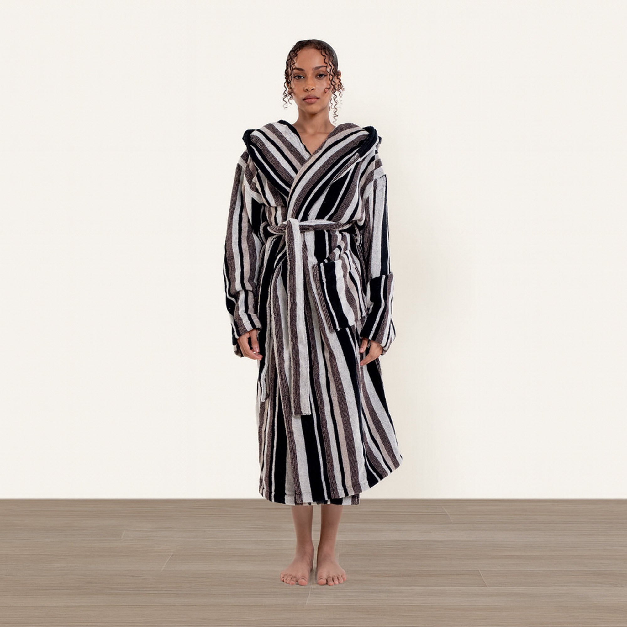 Ultraplush Australian Cotton unisex bathrobe with hood and pockets