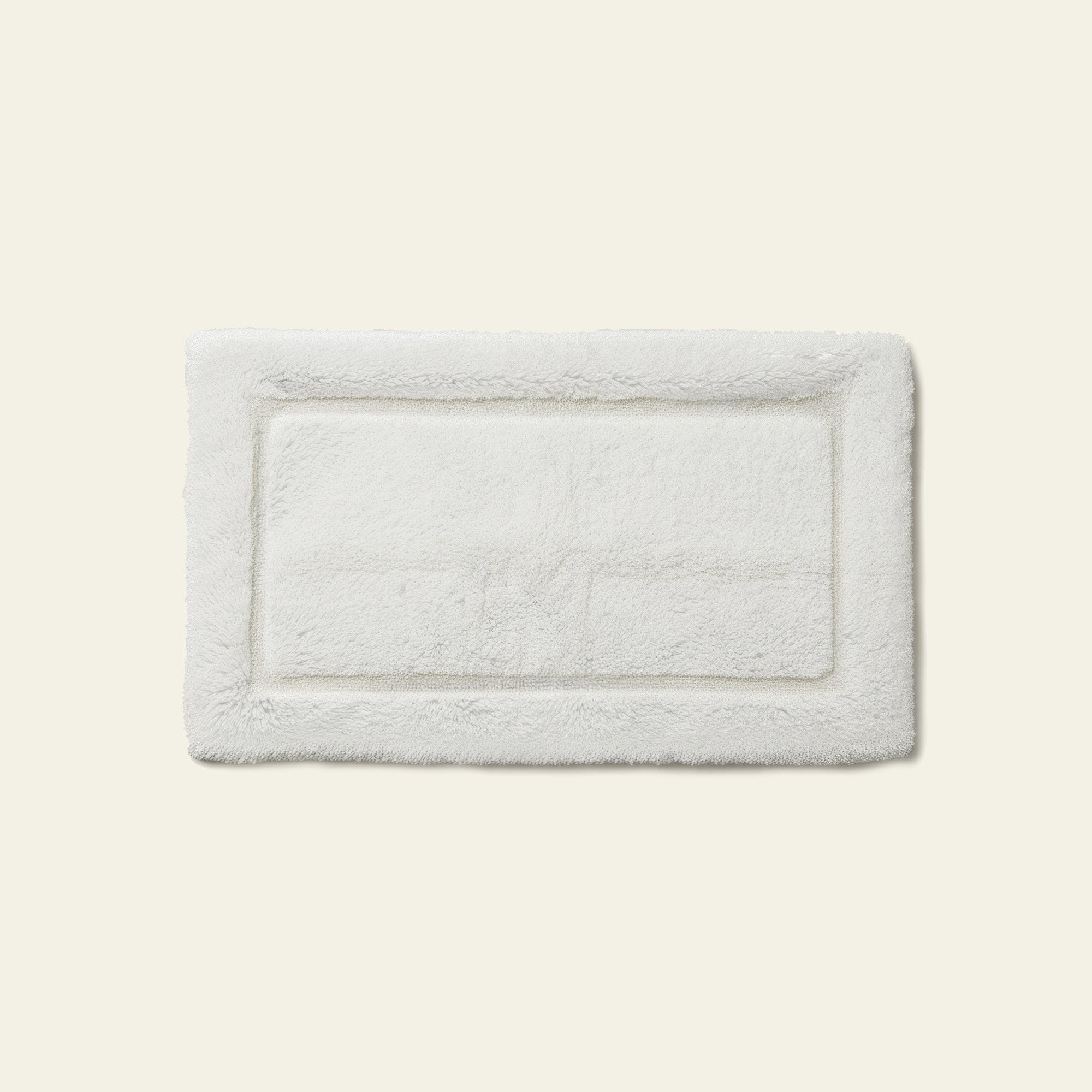 Ultraplush skid-resistant cotton bath mat with dense plush pile