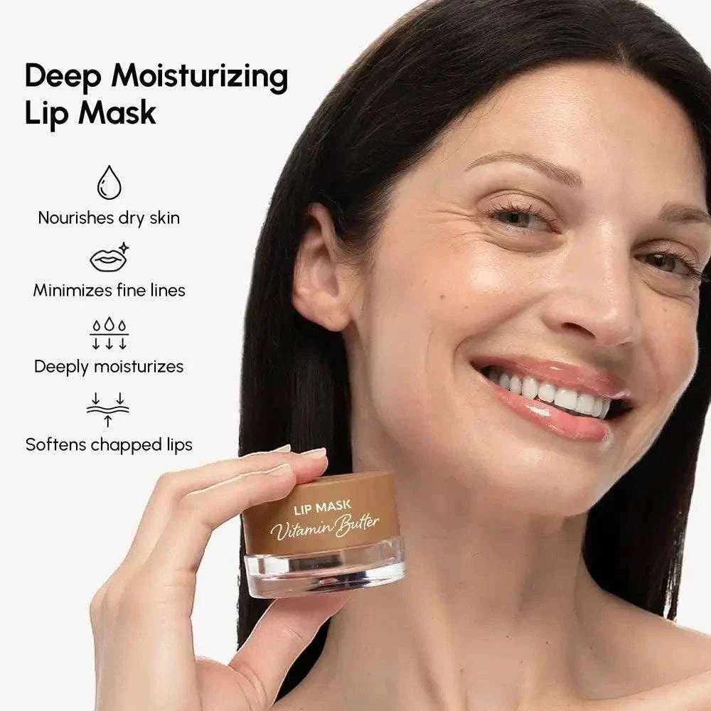 Marée vanilla plumping lip balm with silicone brush and nourishing formula