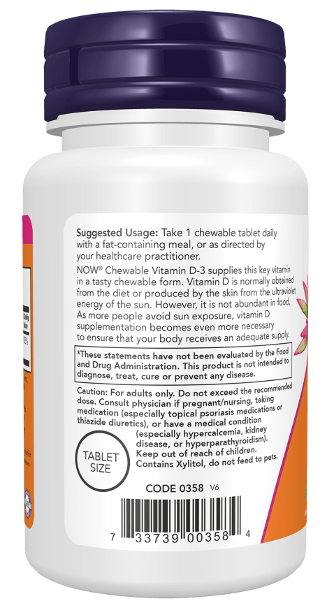 bottle of vitamin d-3 5000 iu supplements