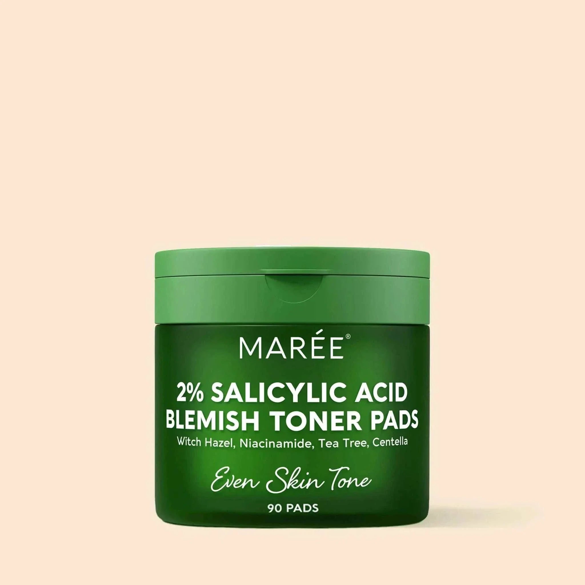 Witch hazel clearing pads for exfoliating and soothing skin