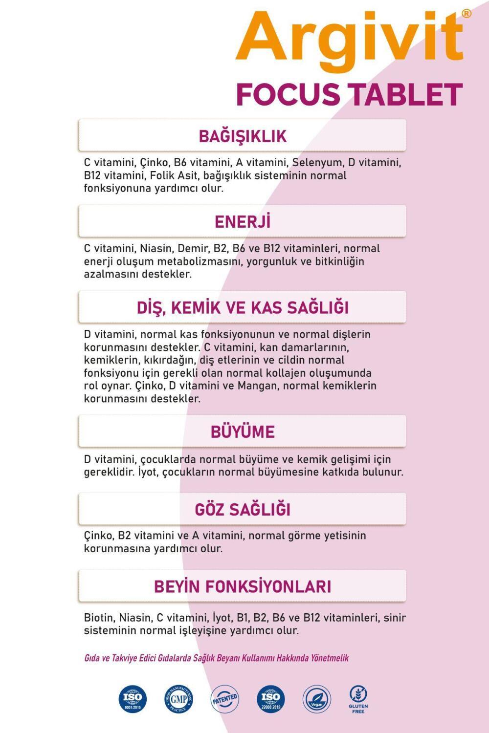 Argivit Focus 30 Tablets