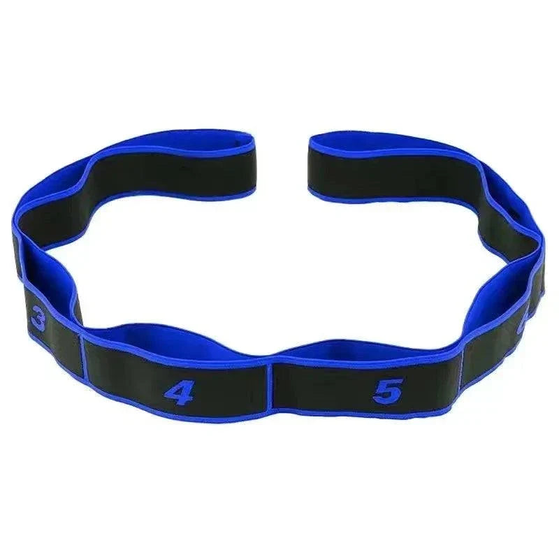 Multi loop yoga stretch resistance band for flexibility training