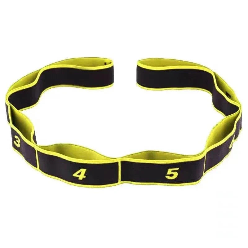 Multi loop yoga stretch resistance band for flexibility training