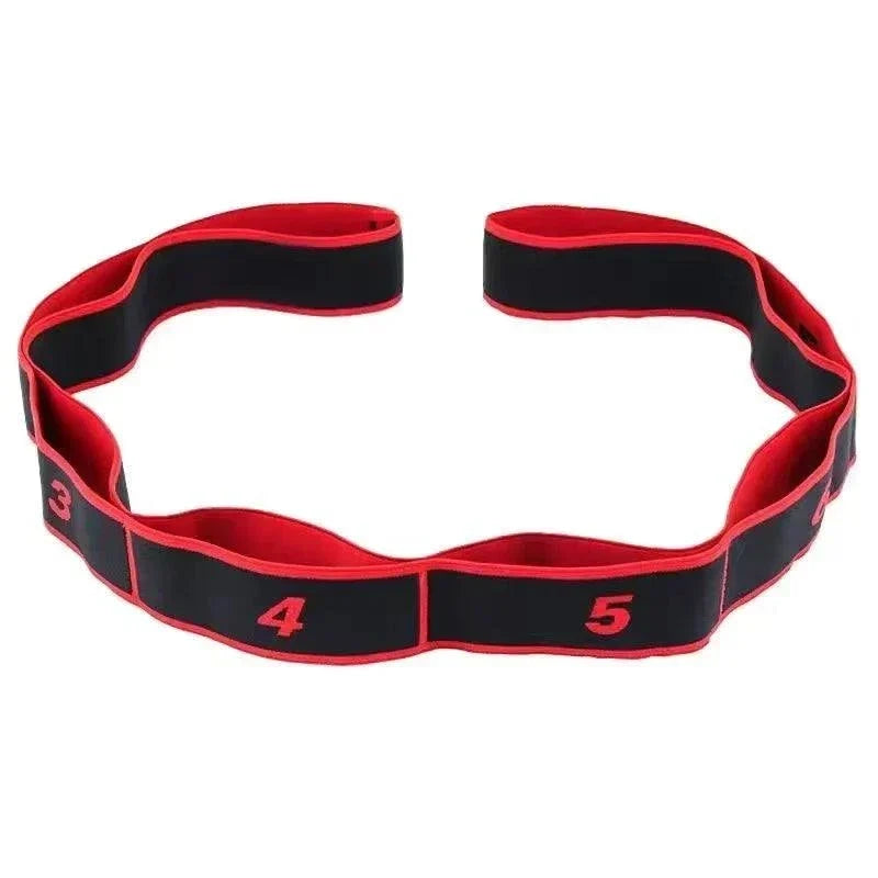 multi loop yoga stretch resistance band for flexibility training